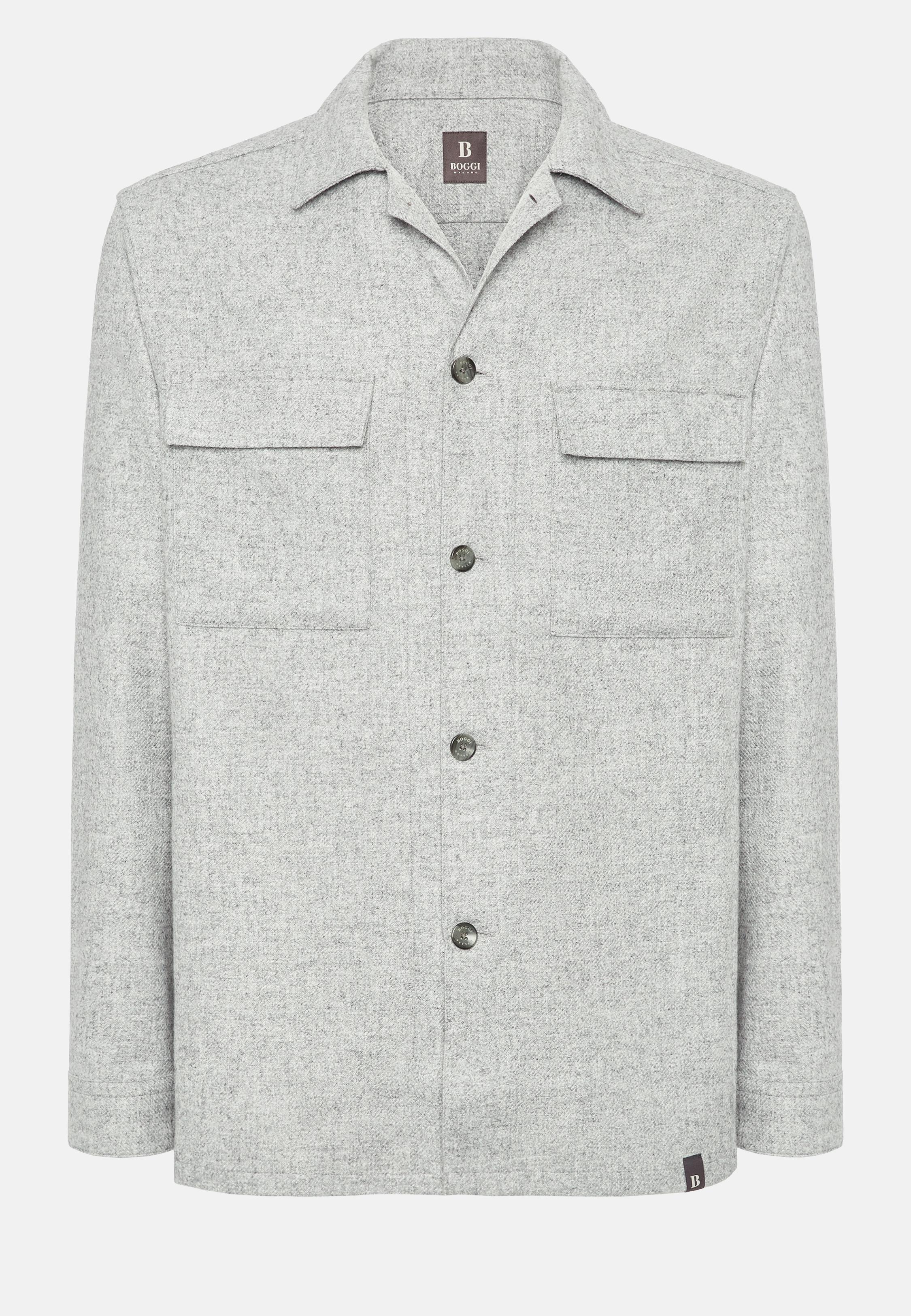 Wool Textured Shacket, , large image number 3