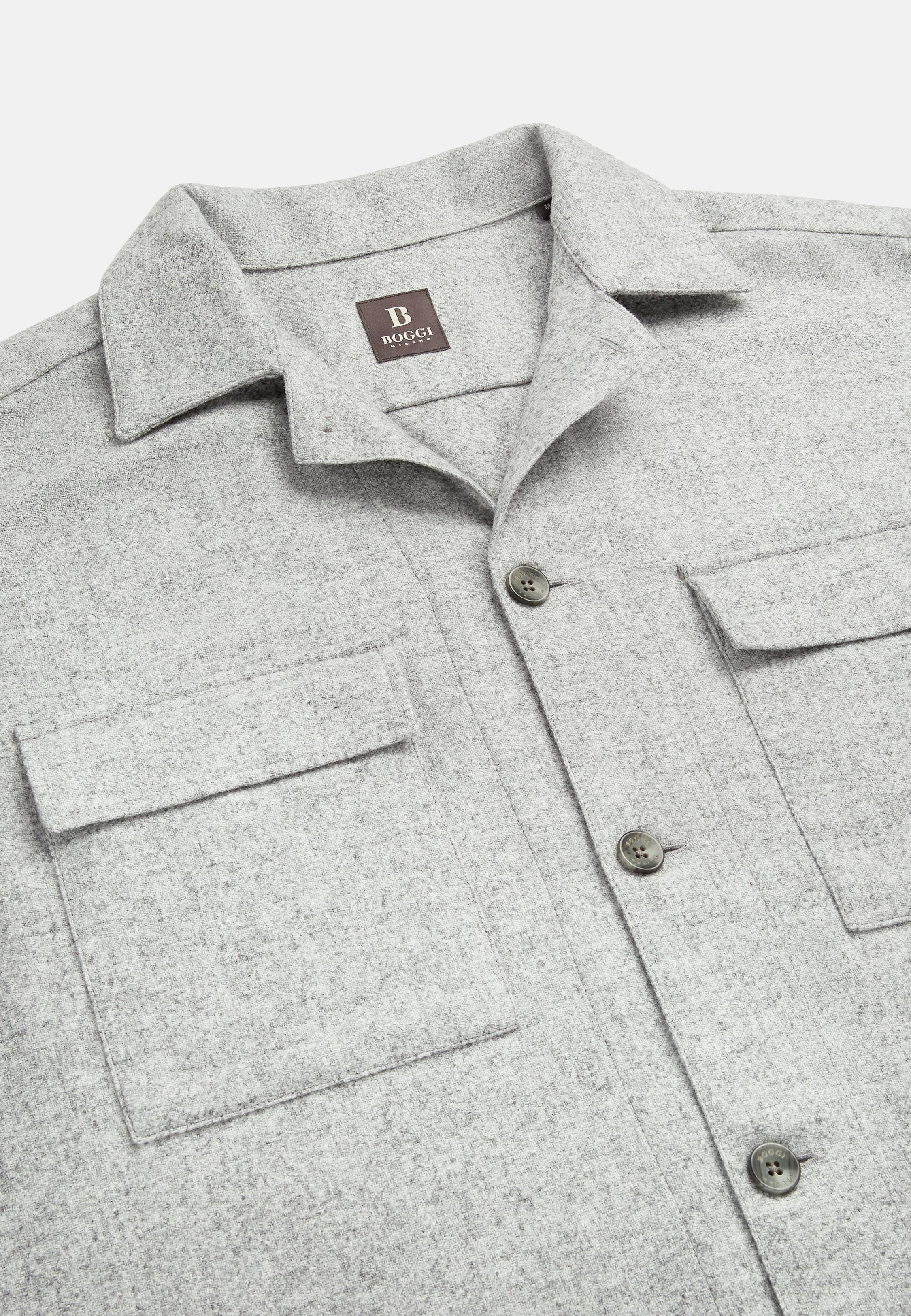 Wool Textured Shacket, , large image number 4