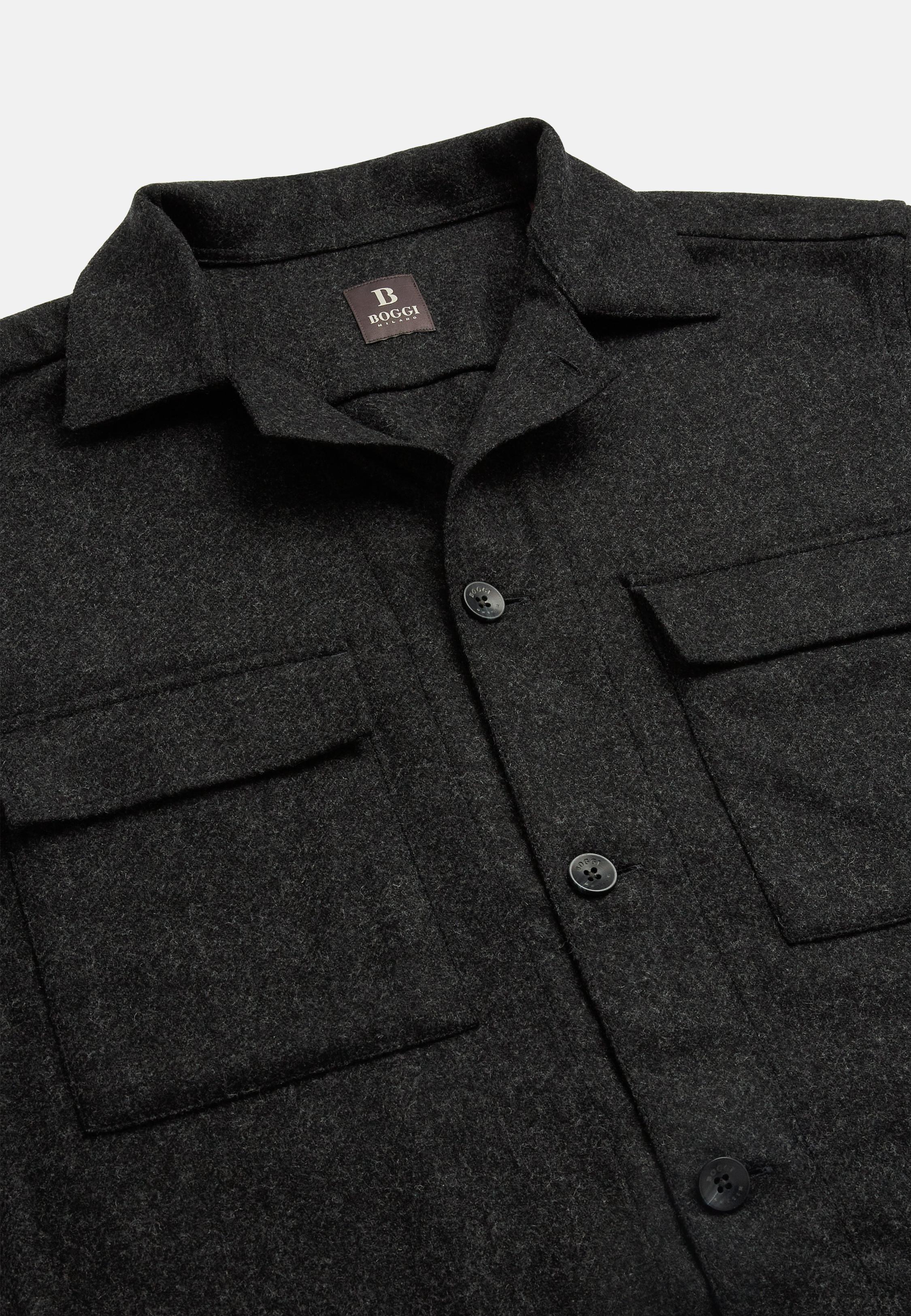 Wool Textured Shacket, , large image number 4