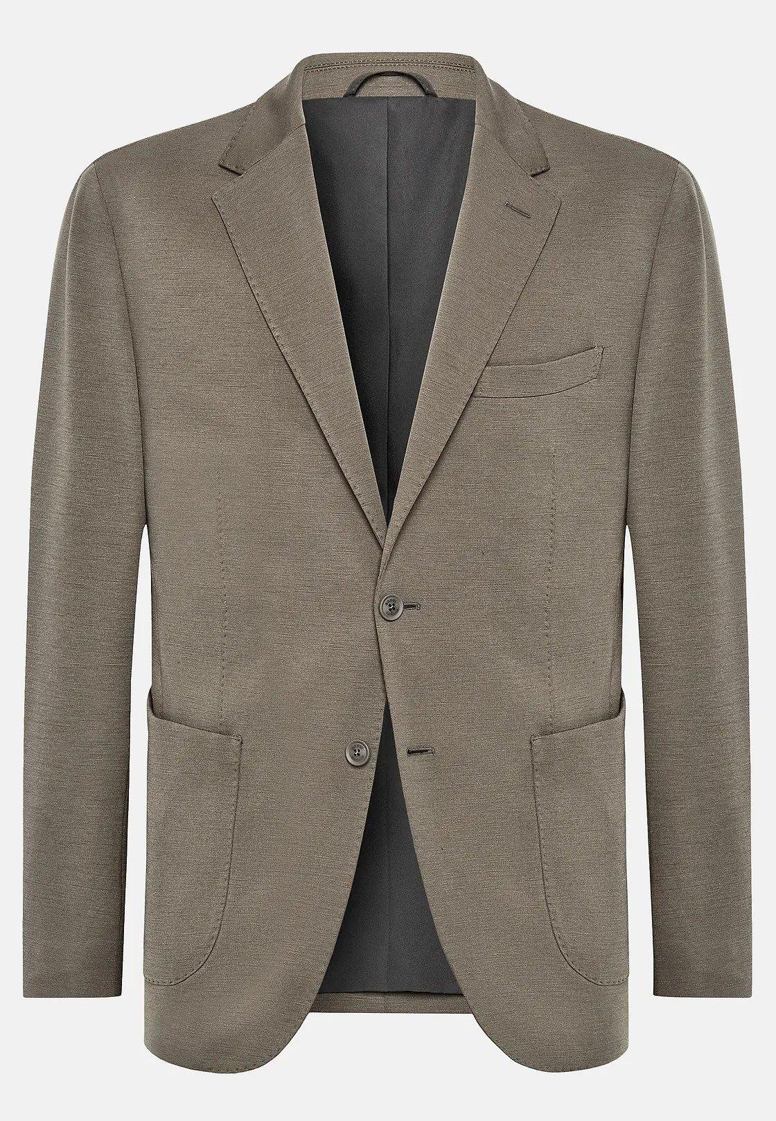 Brown Solid Regular Nylon Jacket, , large image number 4