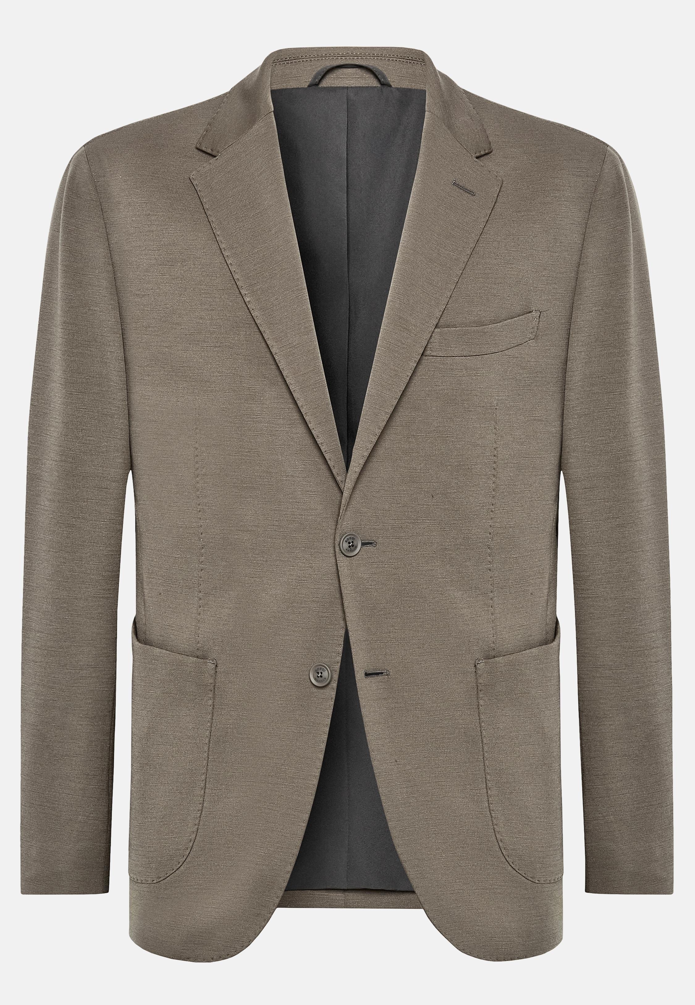 Brown Solid Regular Nylon Jacket, , large image number 6
