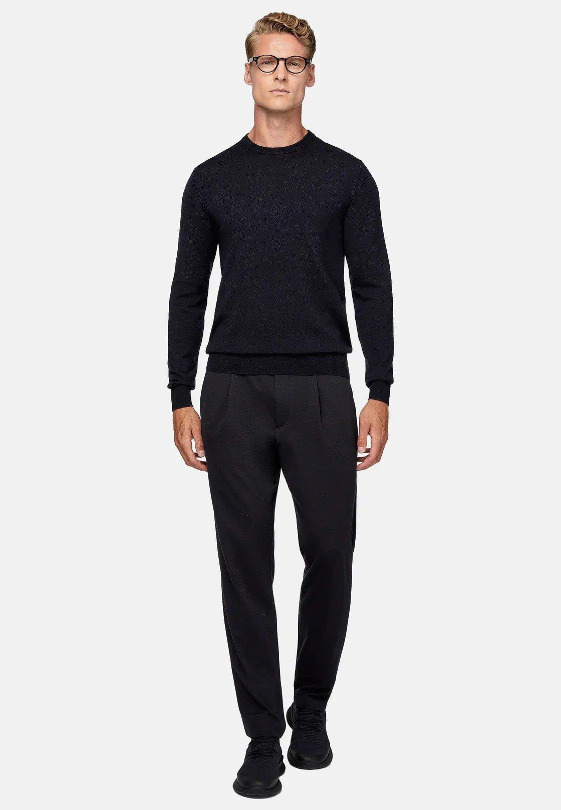 Blue B Tech Wool Trousers, , large image number 0