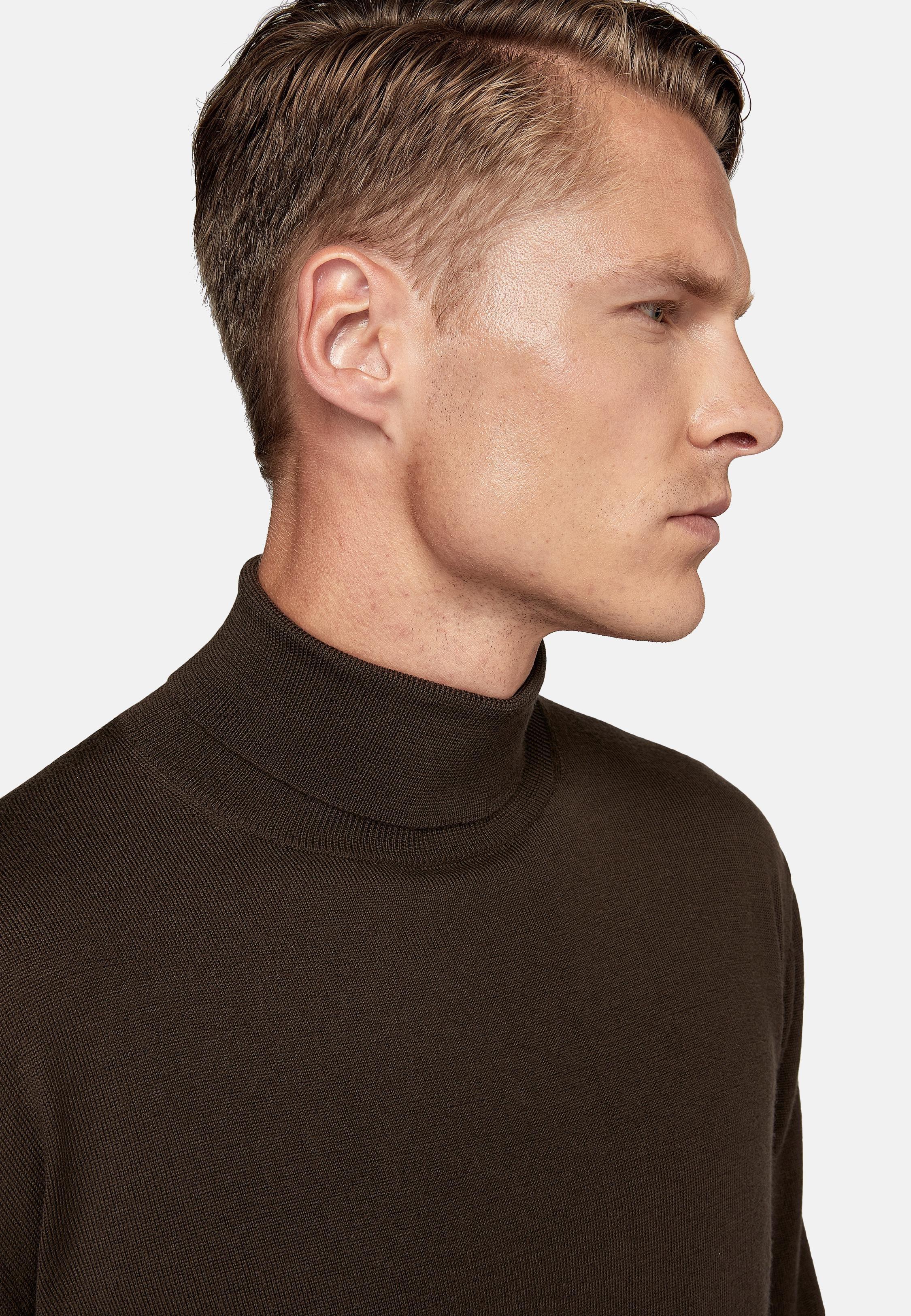 Brown Solid Casual Jumper, , large image number 5