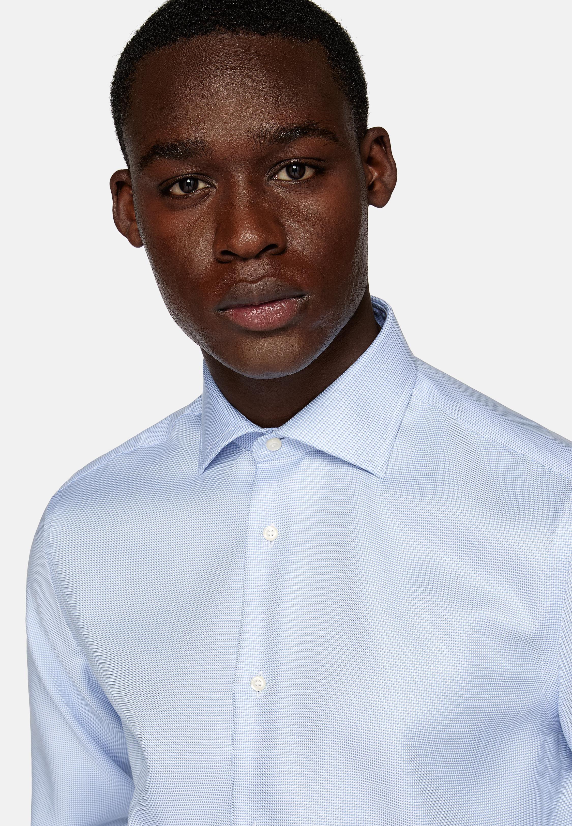 Blue Tailored Formal Shirt, Light Blue, large image number 5