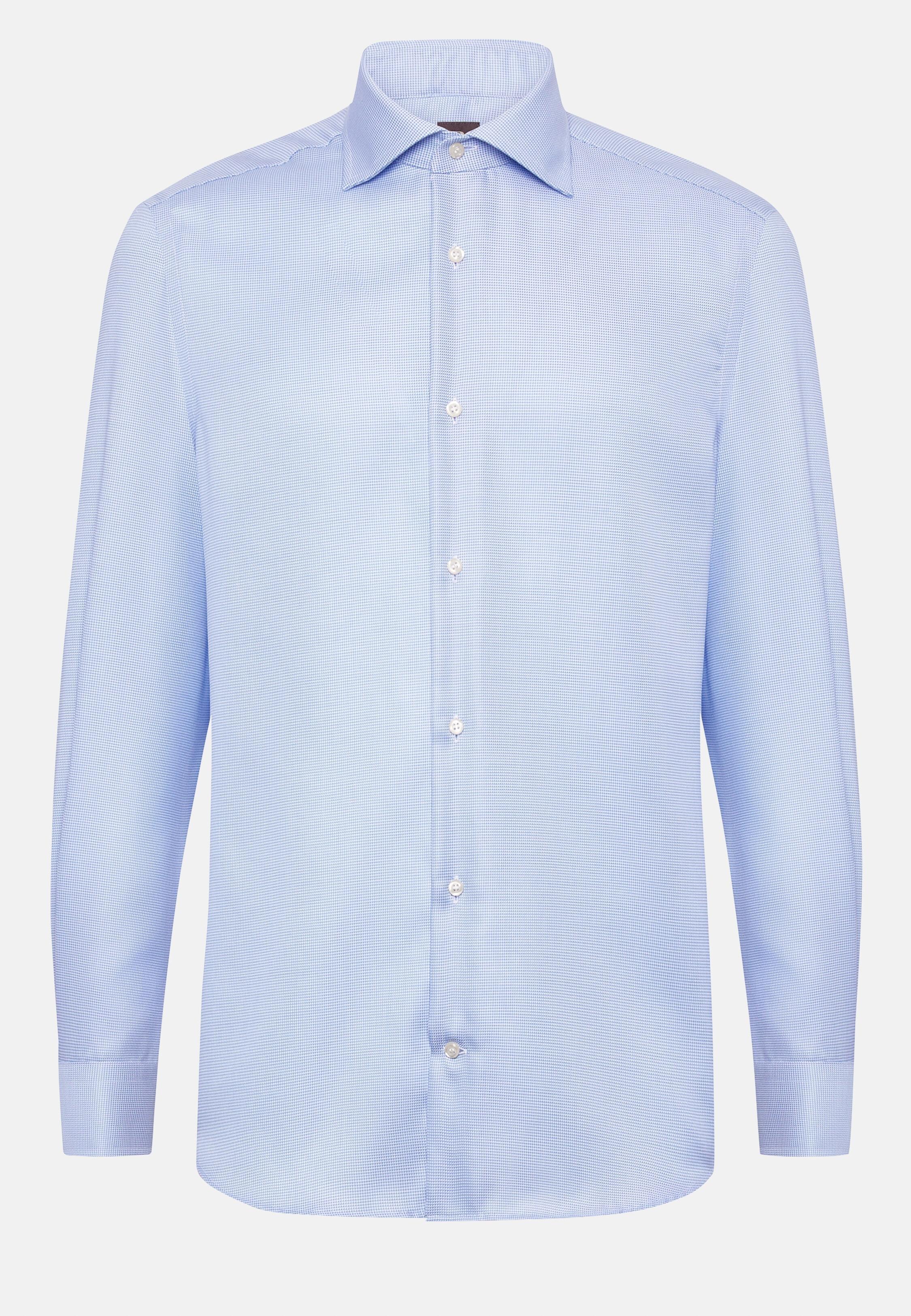 Blue Tailored Formal Shirt, 3901_LTBL, large image number 7