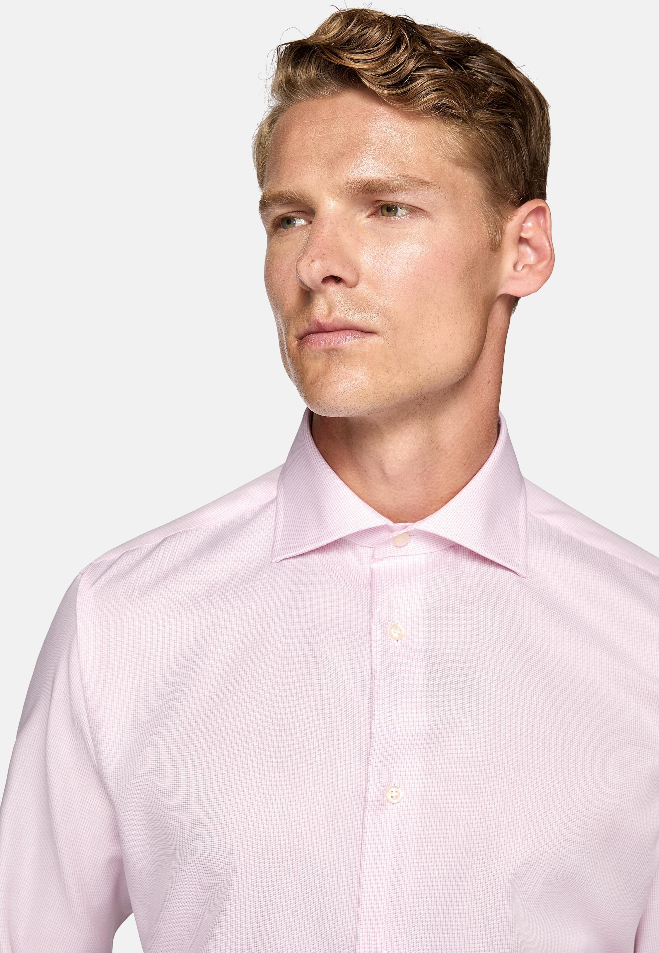 Pink Solid Non-Iron Shirt, Pink, large image number 5