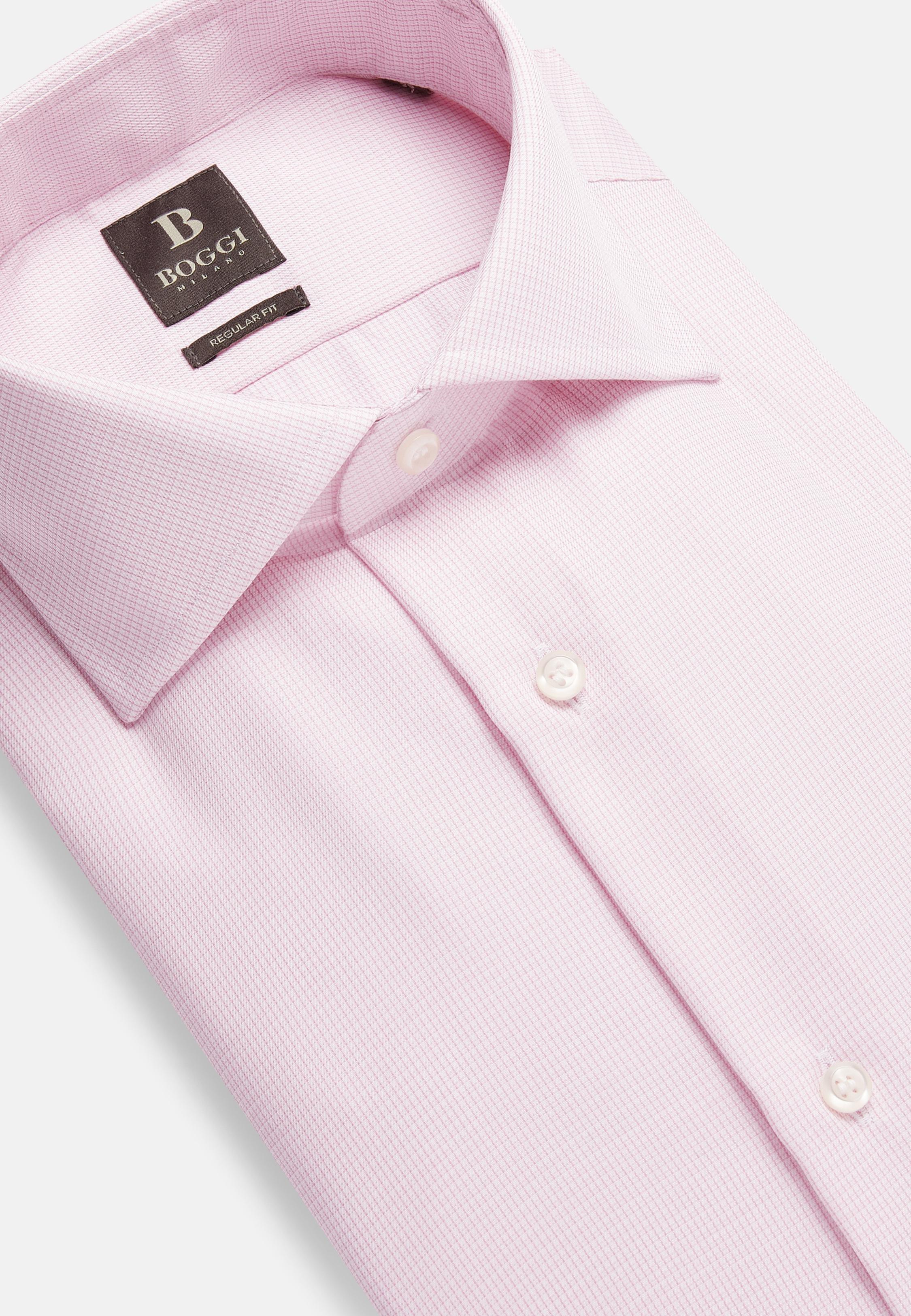 Pink Solid Non-Iron Shirt, Pink, large image number 6