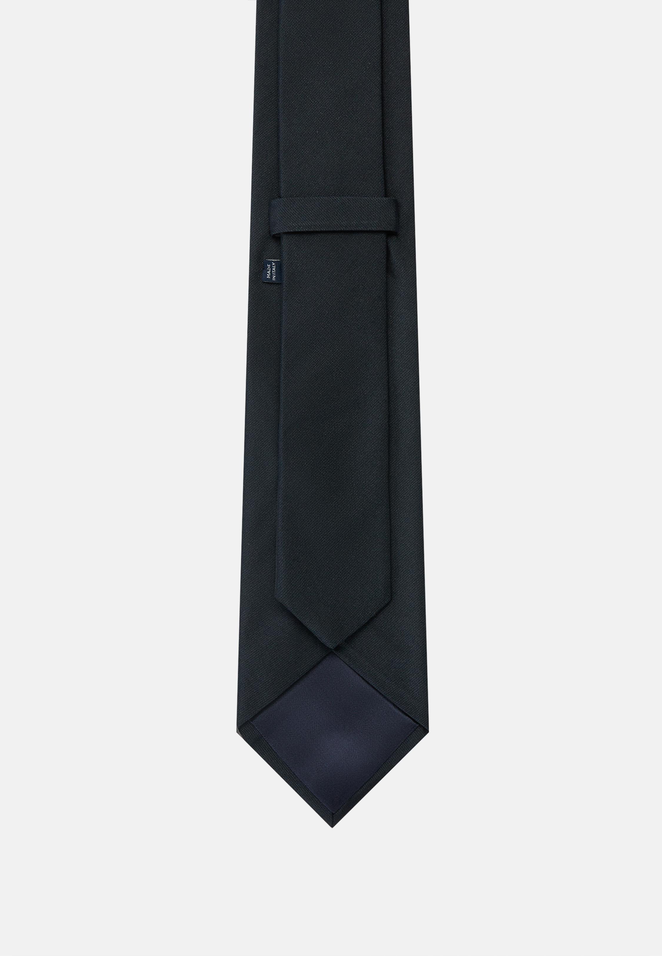 Blue Blended Tie, 3901_NAVY, large image number 0
