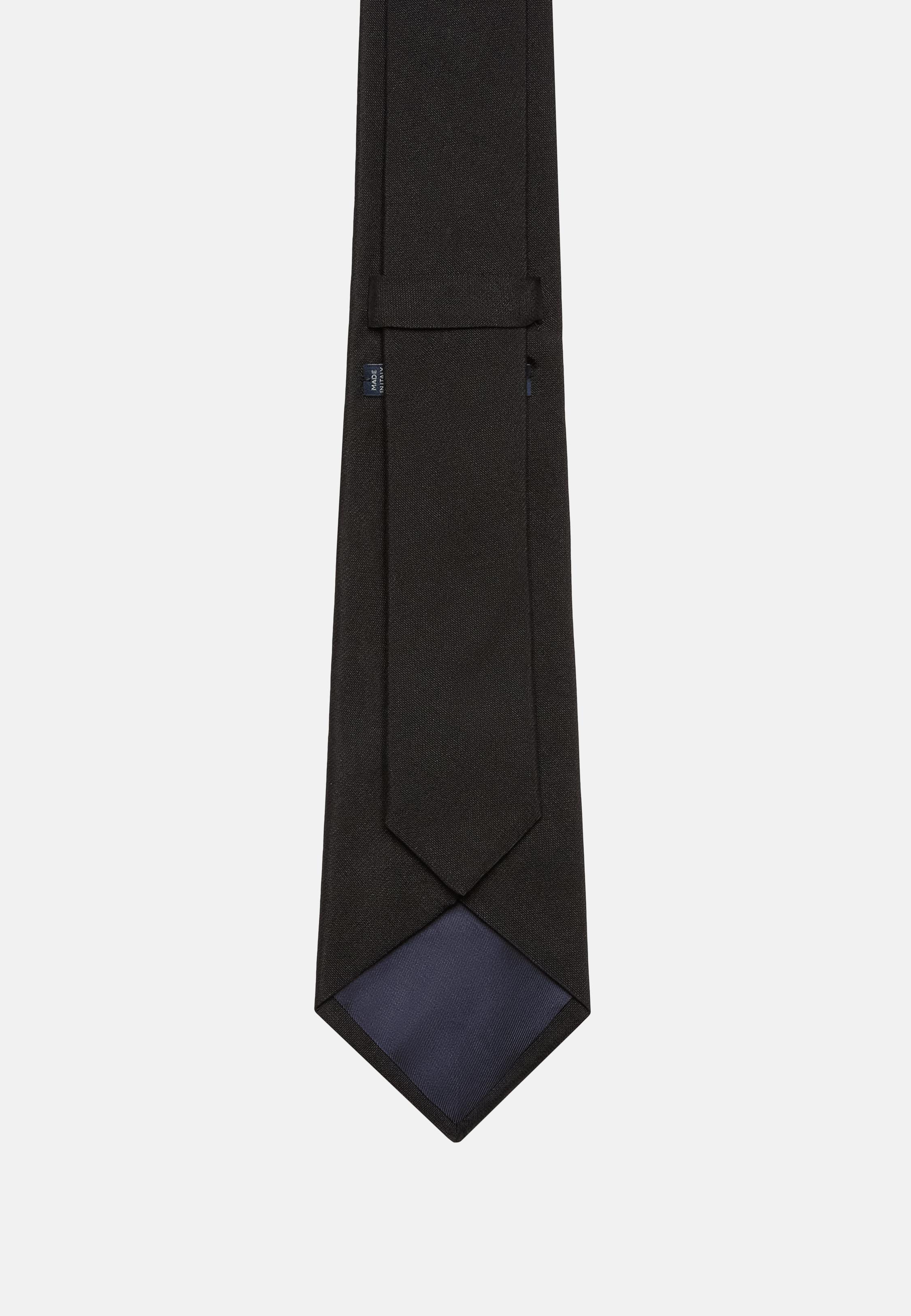 Black Blended Tie, 3901_BLAC, large image number 0