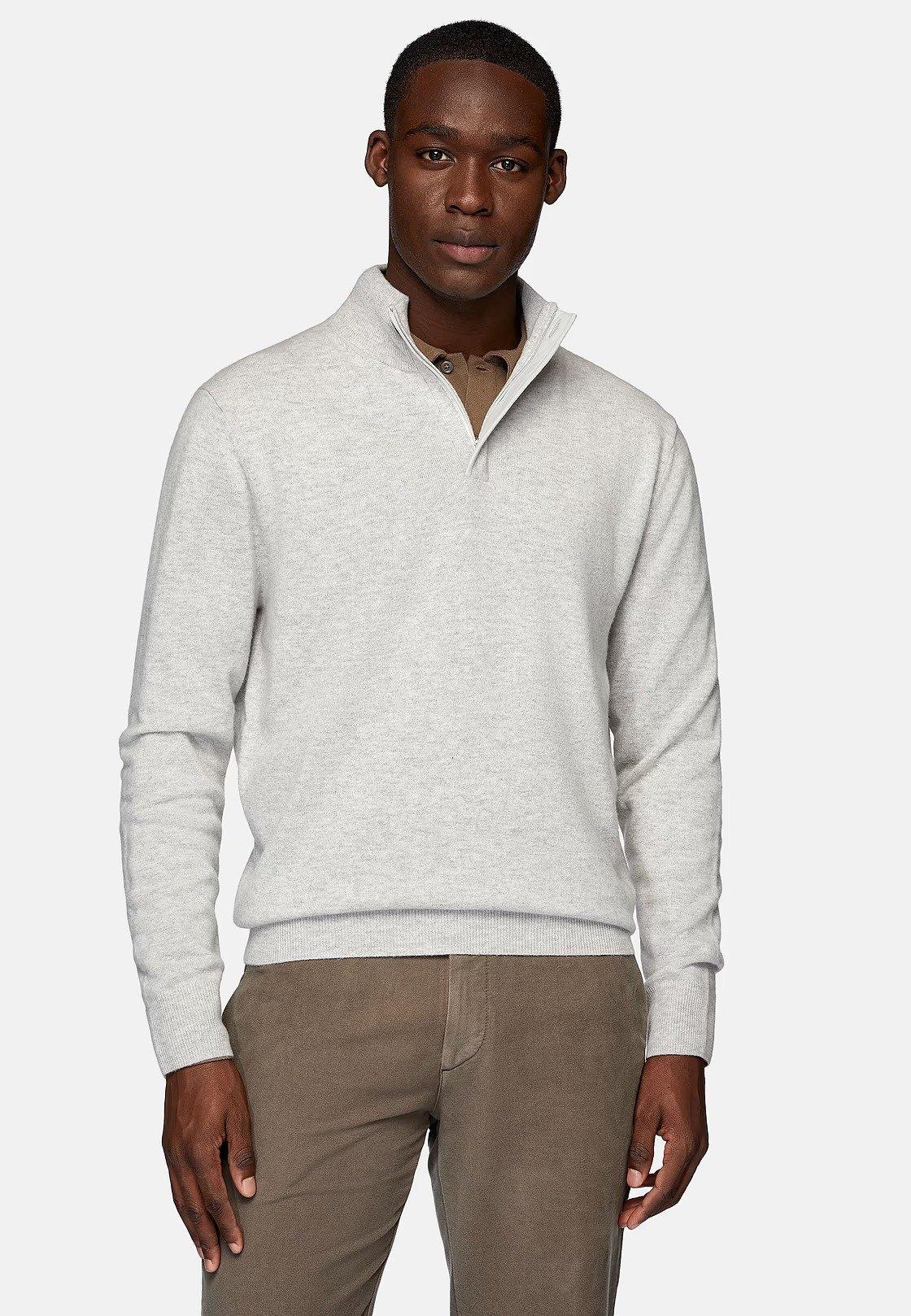 Grey Solid Long Jumper, , large image number 0