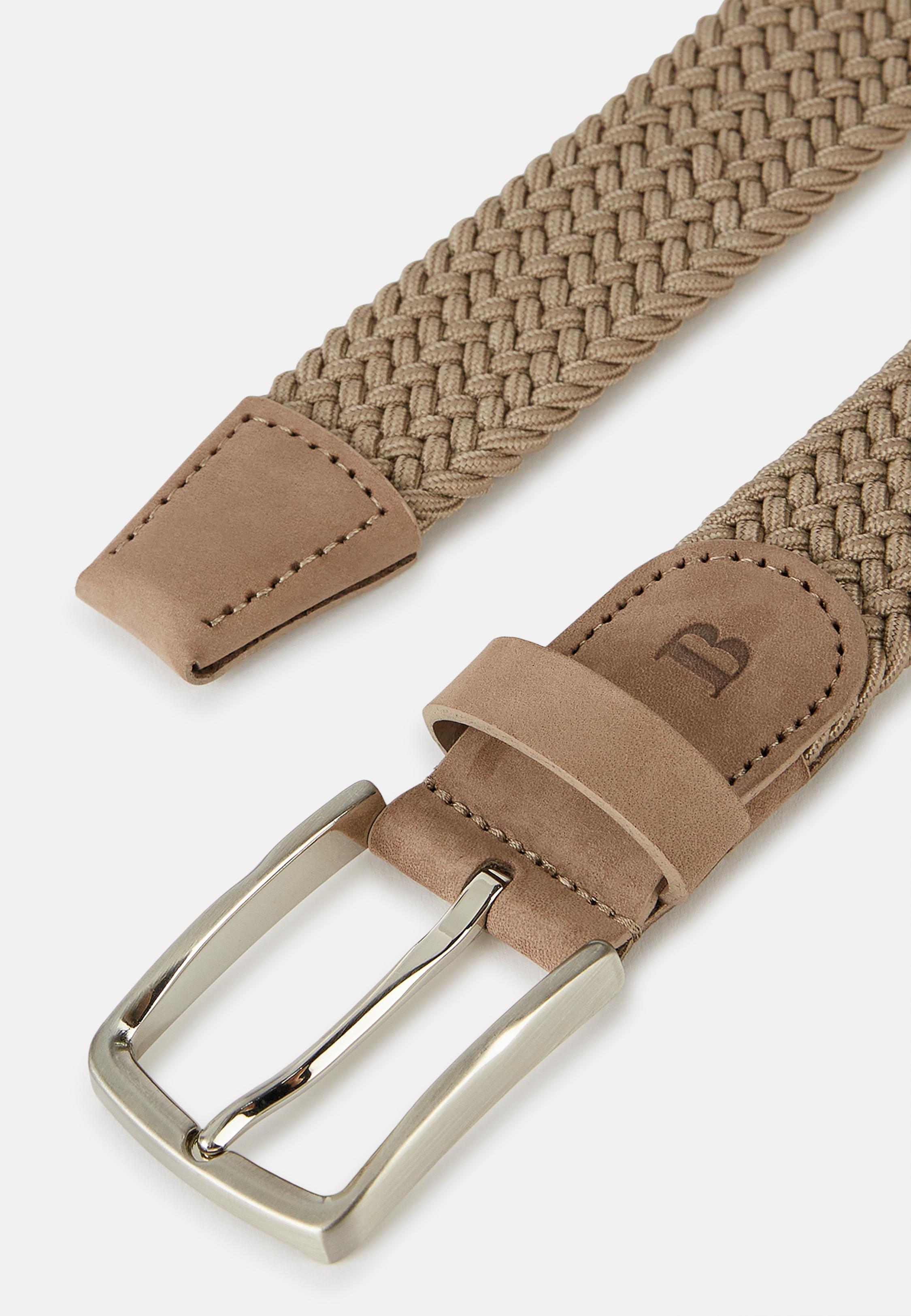 Beige Woven Elasticated Belt, Beige, large image number 0
