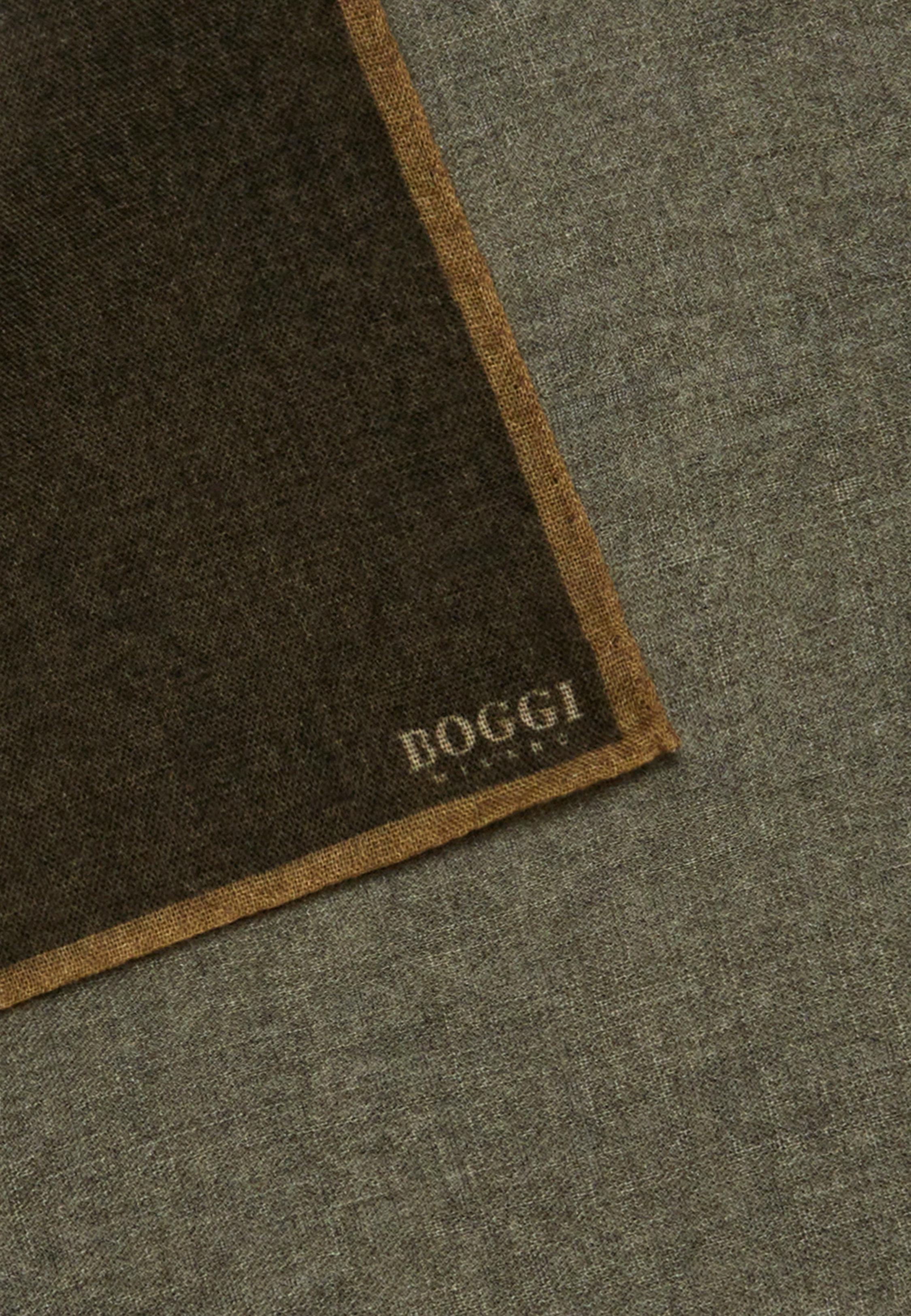 Brown Pocket Square Wool, Brown, large image number 0