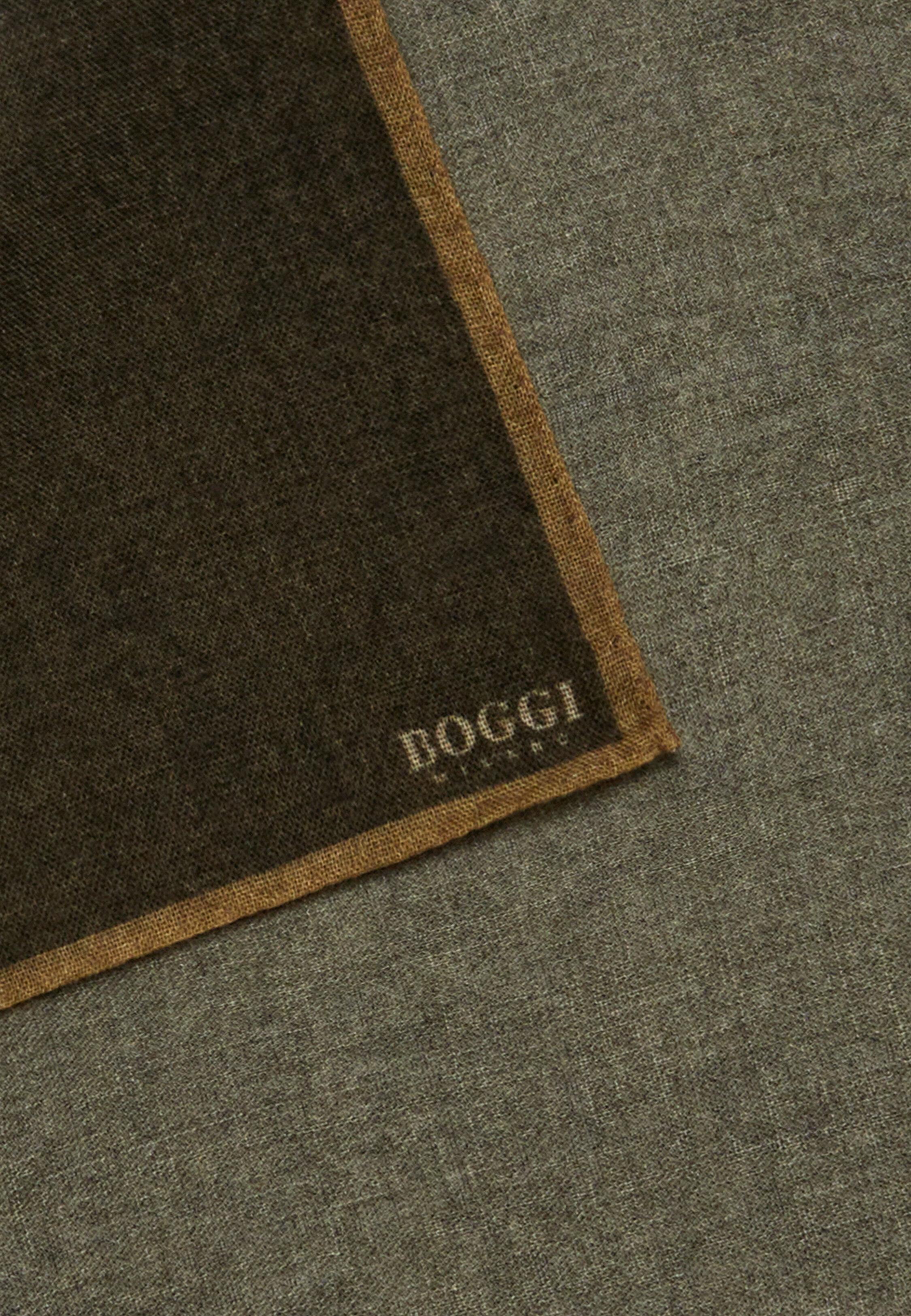 Brown Pocket Square Wool, Brown, large image number 1