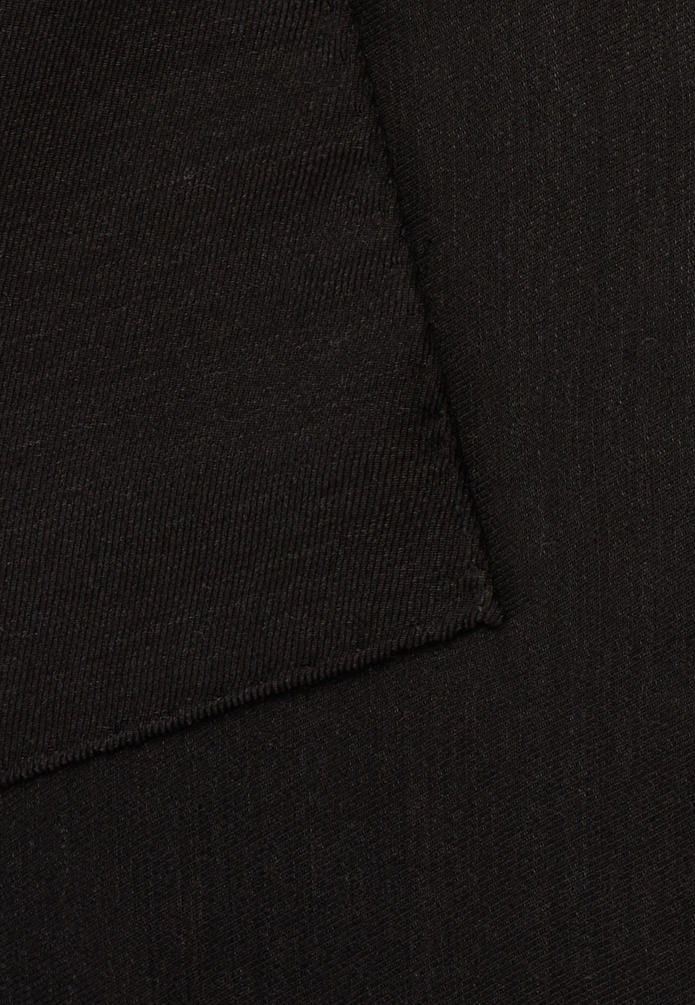 Black Pocket Square Wool, 3901_BLAC, large image number 0