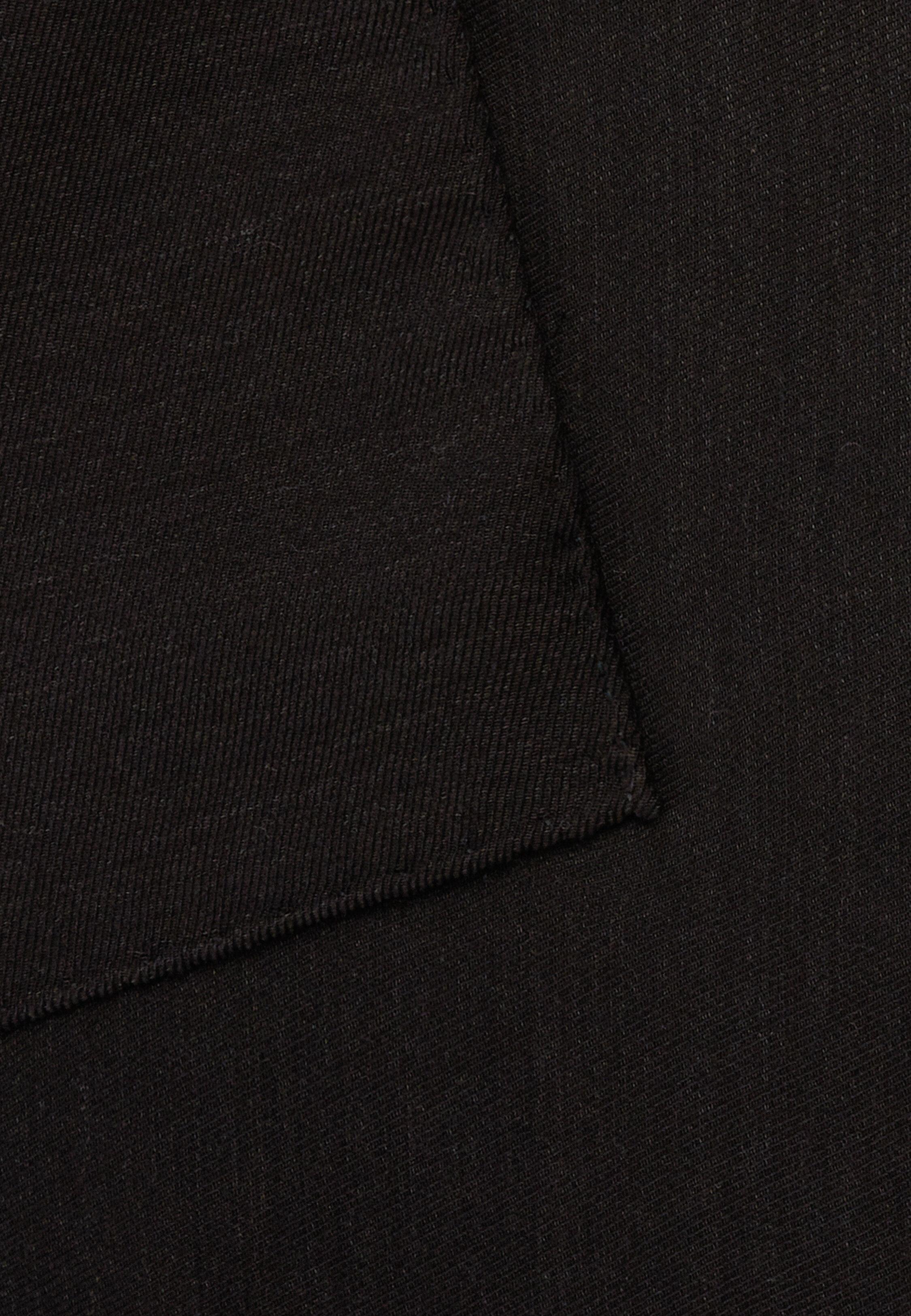 Black Pocket Square Wool, 3901_BLAC, large image number 1