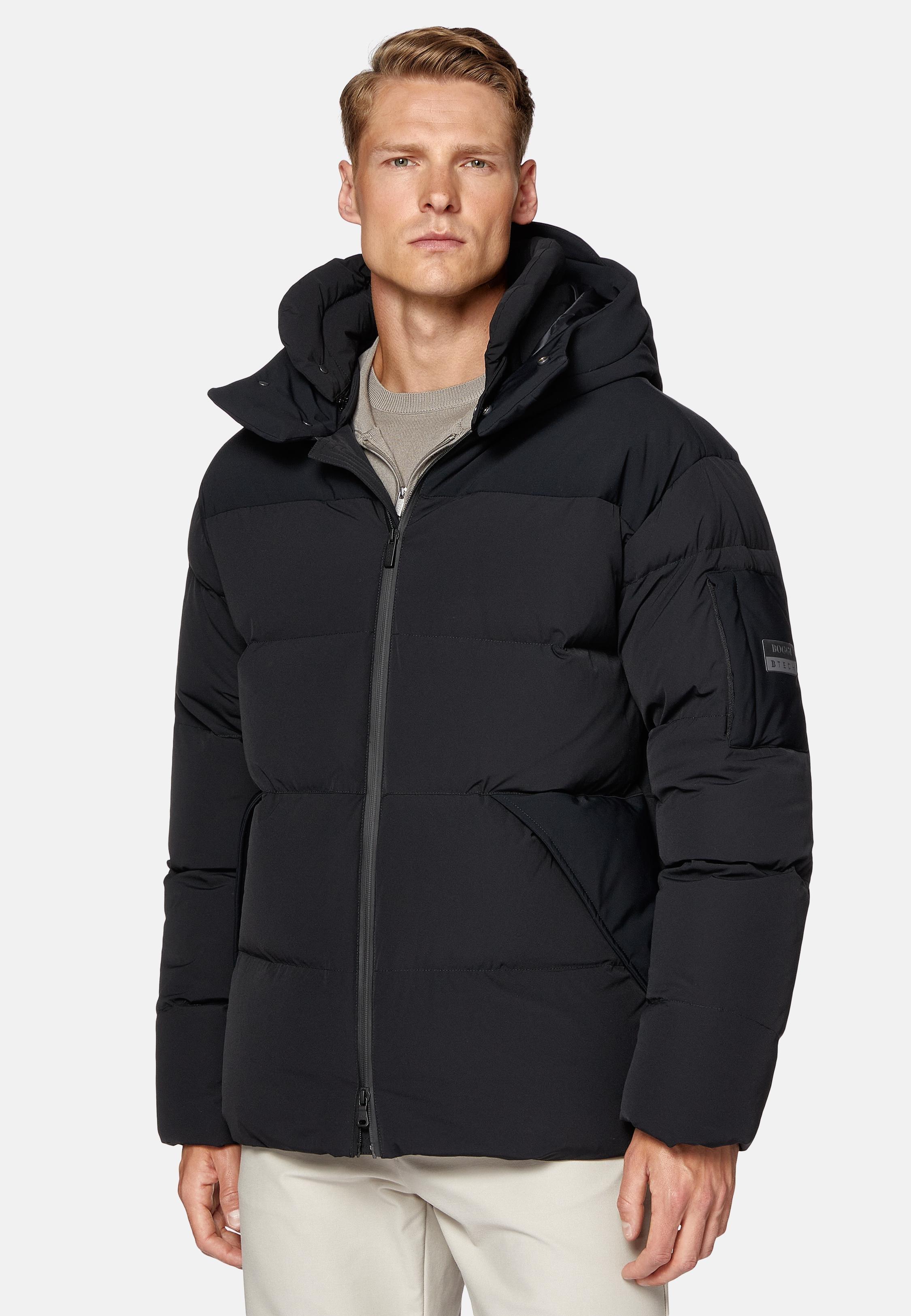 Black B-Tech Bomber Jacket, , large image number 0