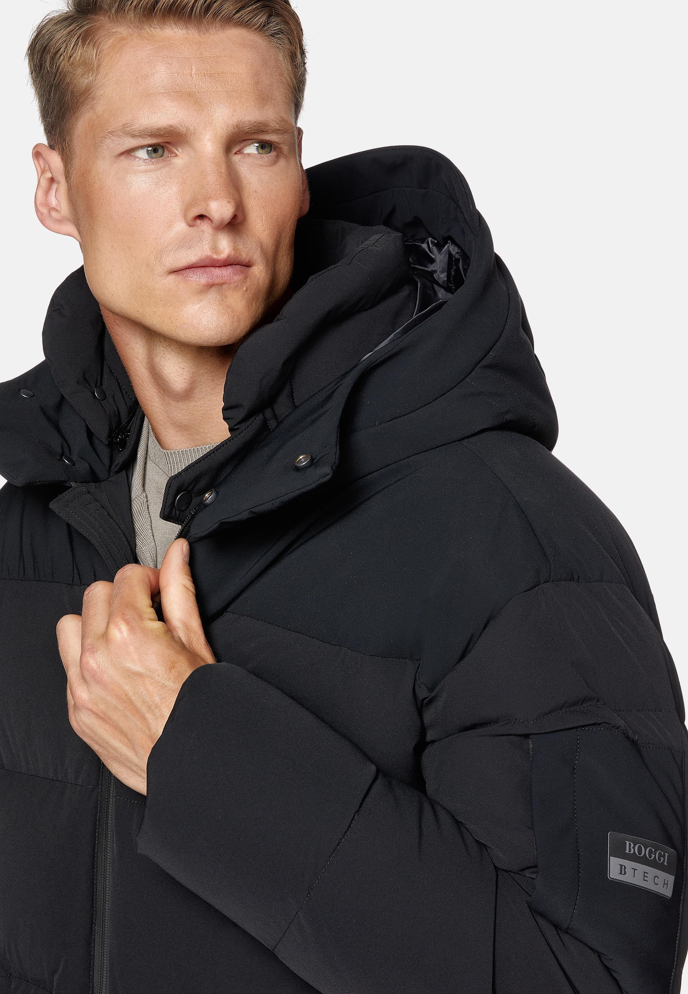 Black B-Tech Bomber Jacket, , large image number 2