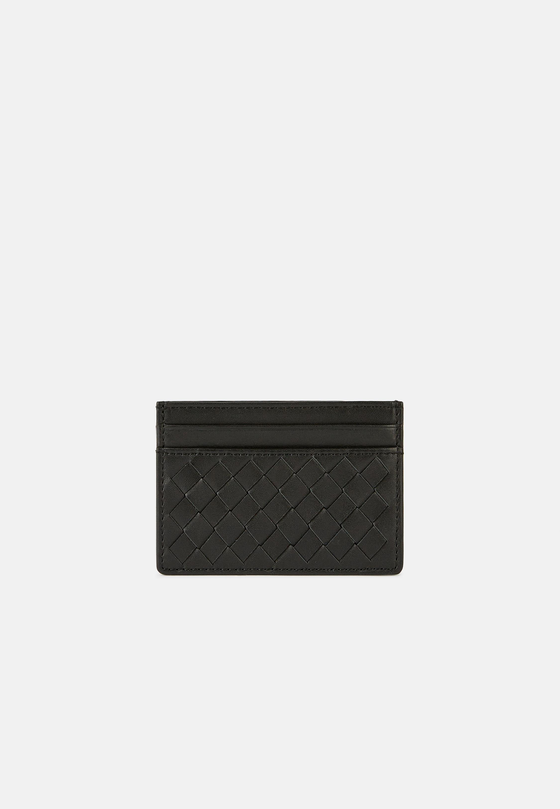 Black Leather Credit Card Holder, 3901_BLAC, large image number 0