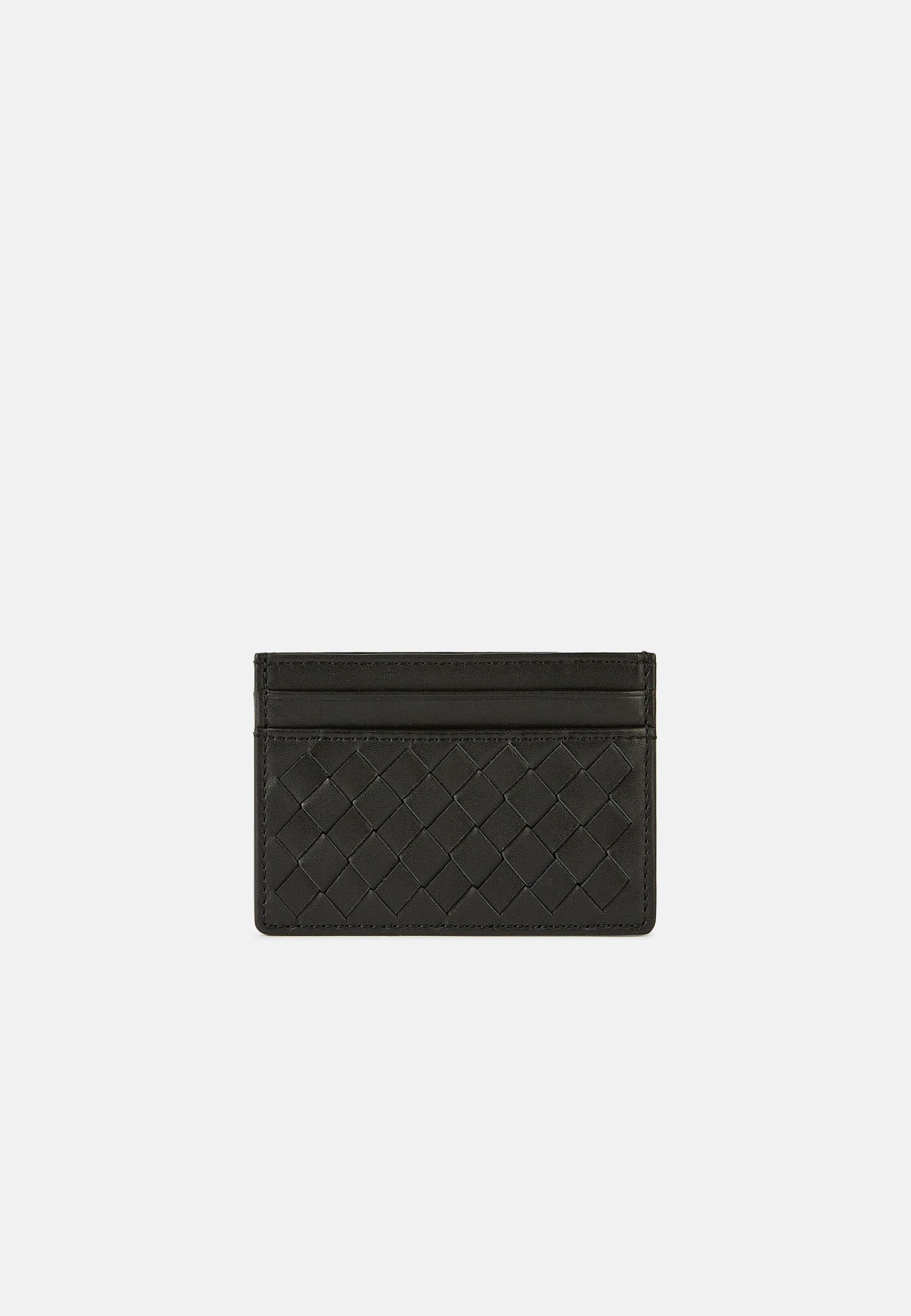 Black Leather Credit Card Holder, 3901_BLAC, large image number 1
