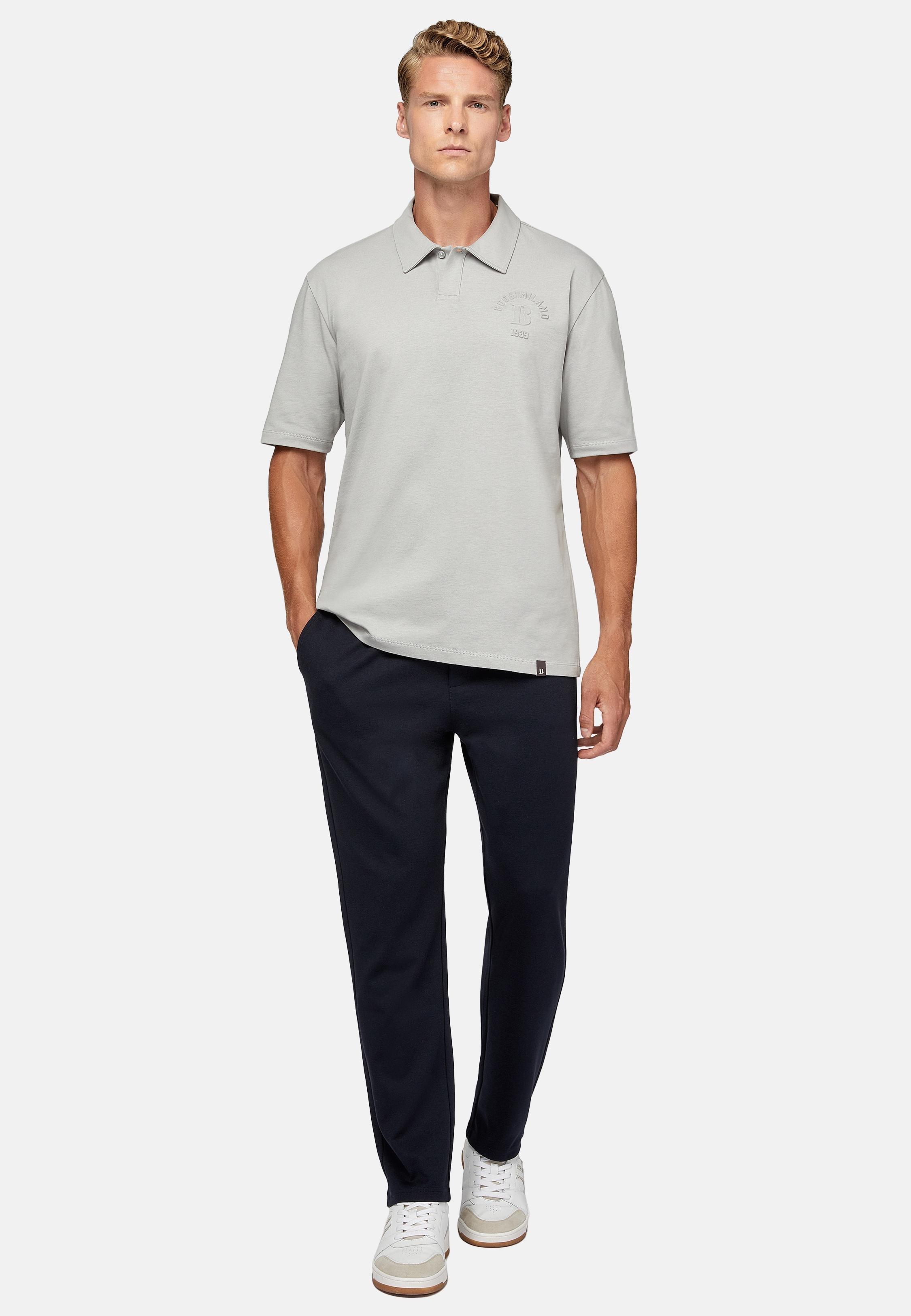 Blue Solid Casual Trousers, Navy blue, large image number 3