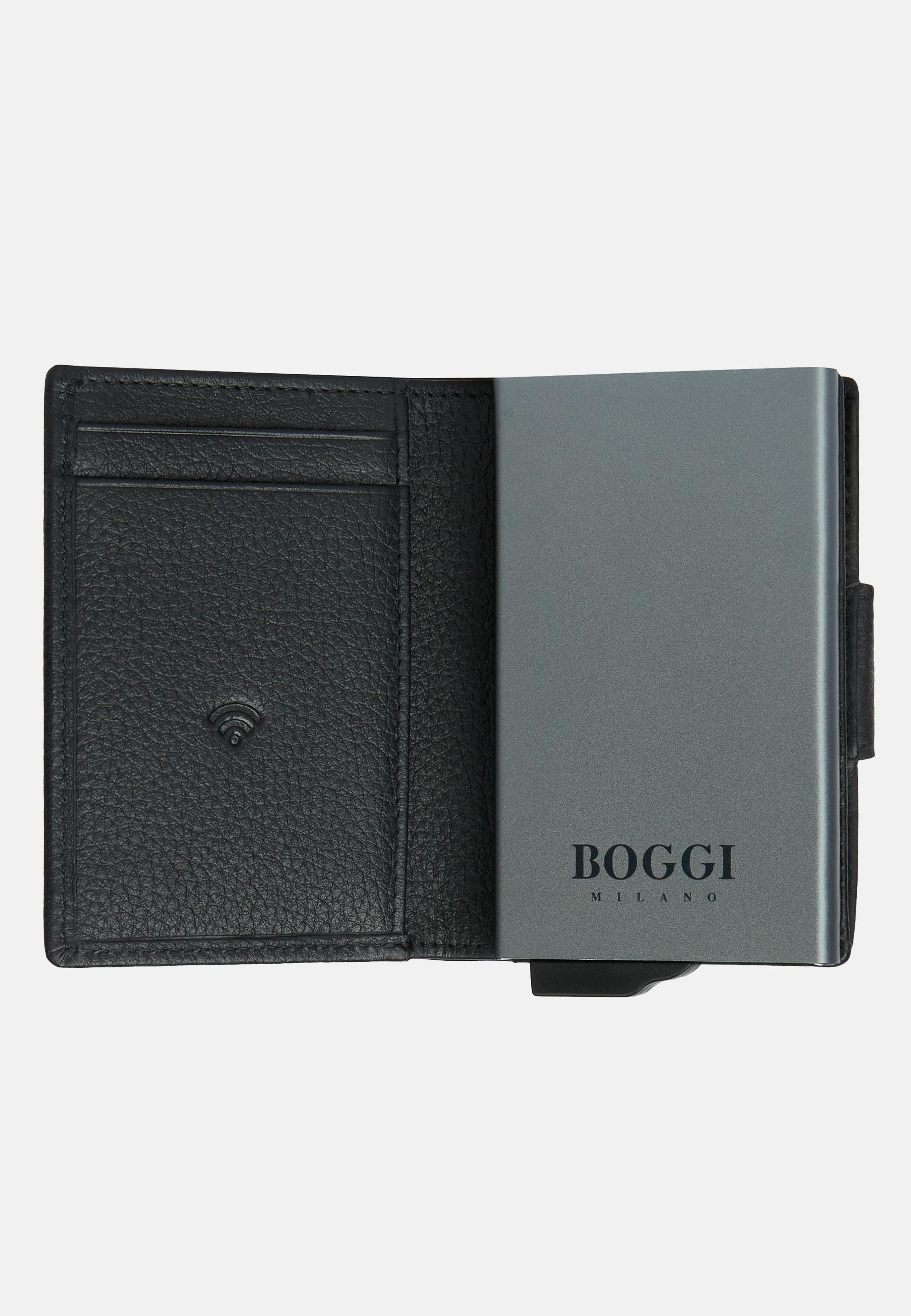 Black Card Case Holder, Black, large image number 1
