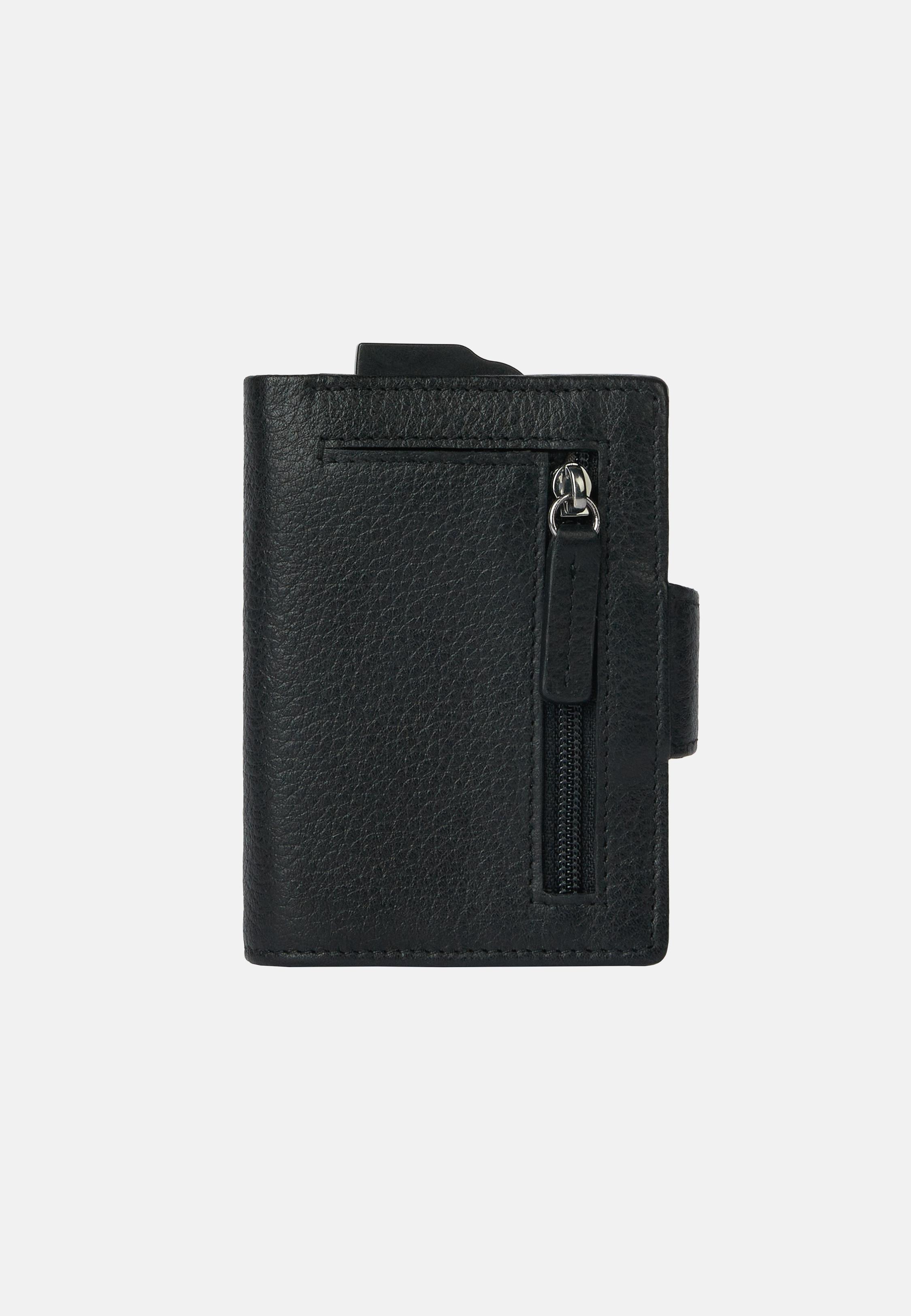 Black Card Case Holder, Black, large image number 2