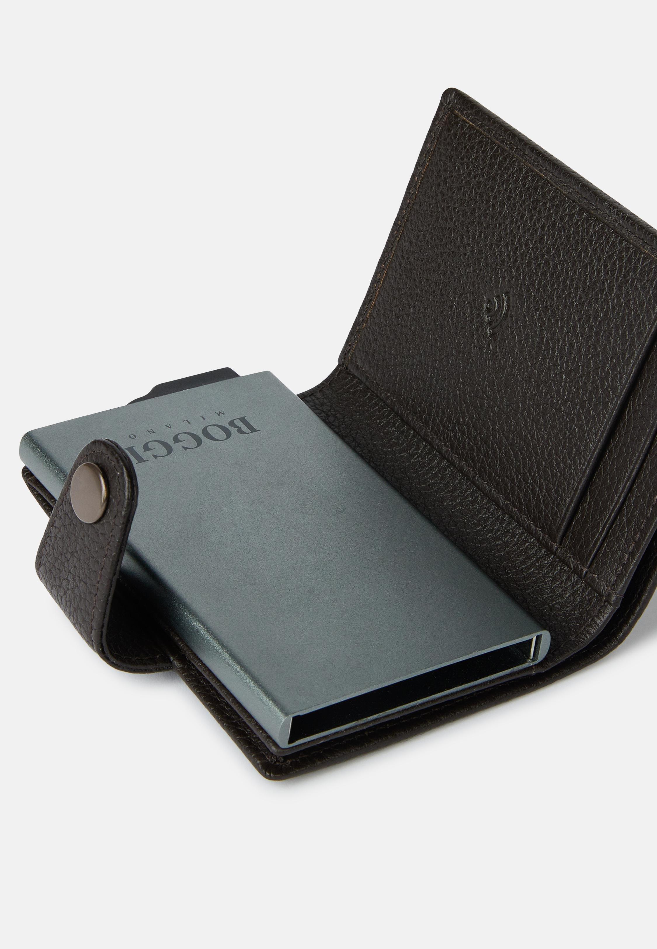 Black Card Case Holder, Black, large image number 3