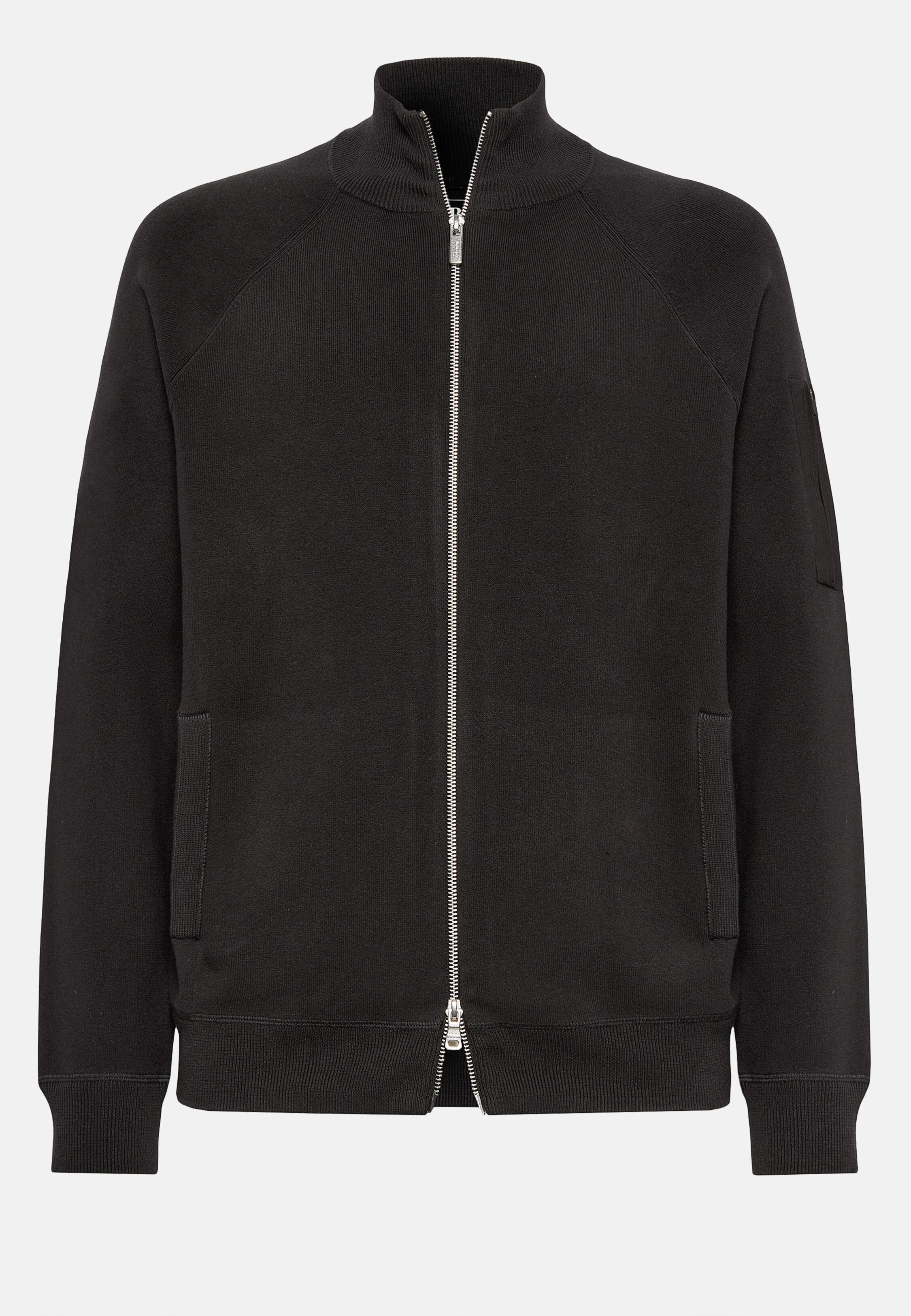 Black Full Zip Sweatshirt, Charcoal, large image number 5