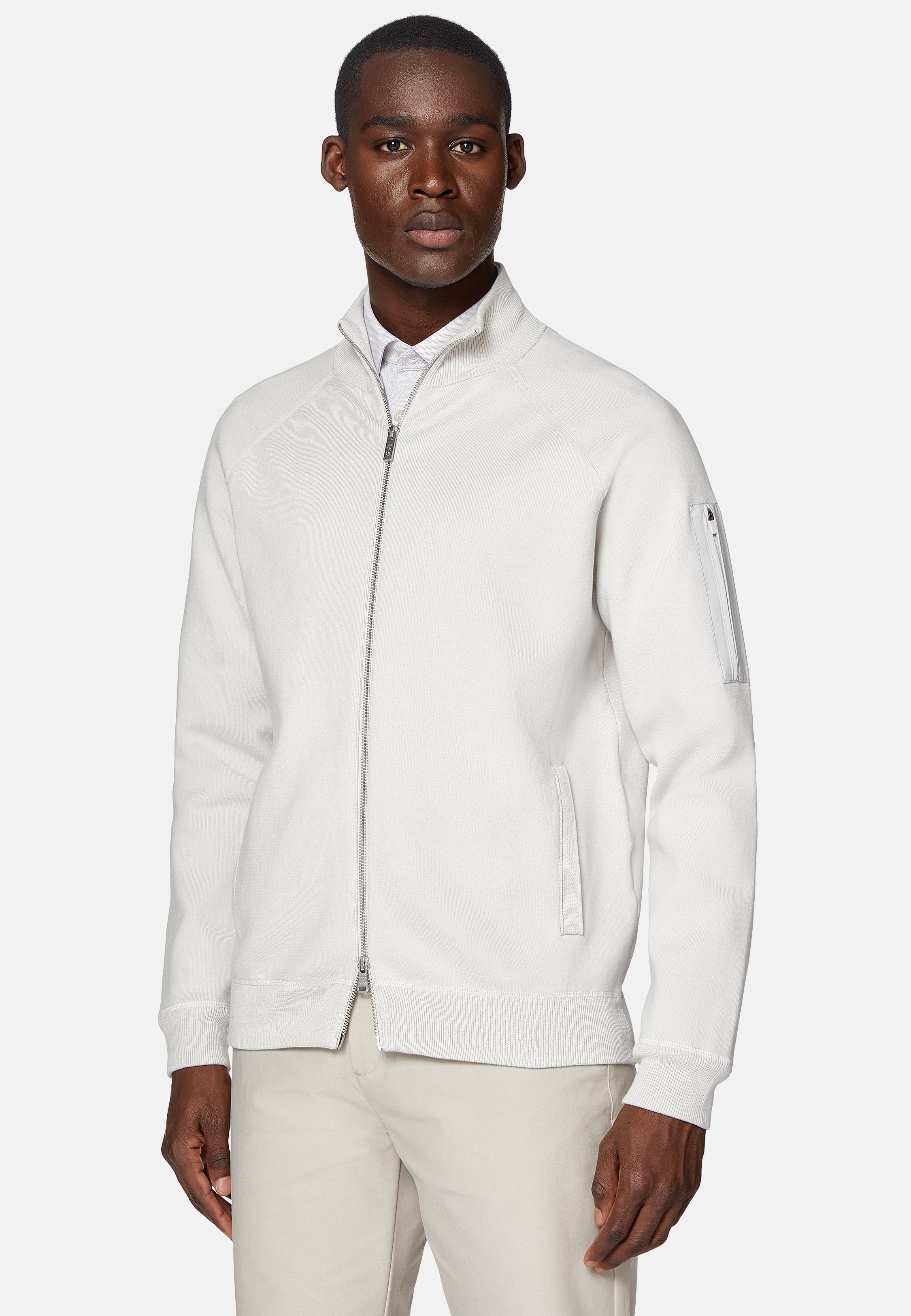 Grey Full Zip Sweatshirt, , large image number 0