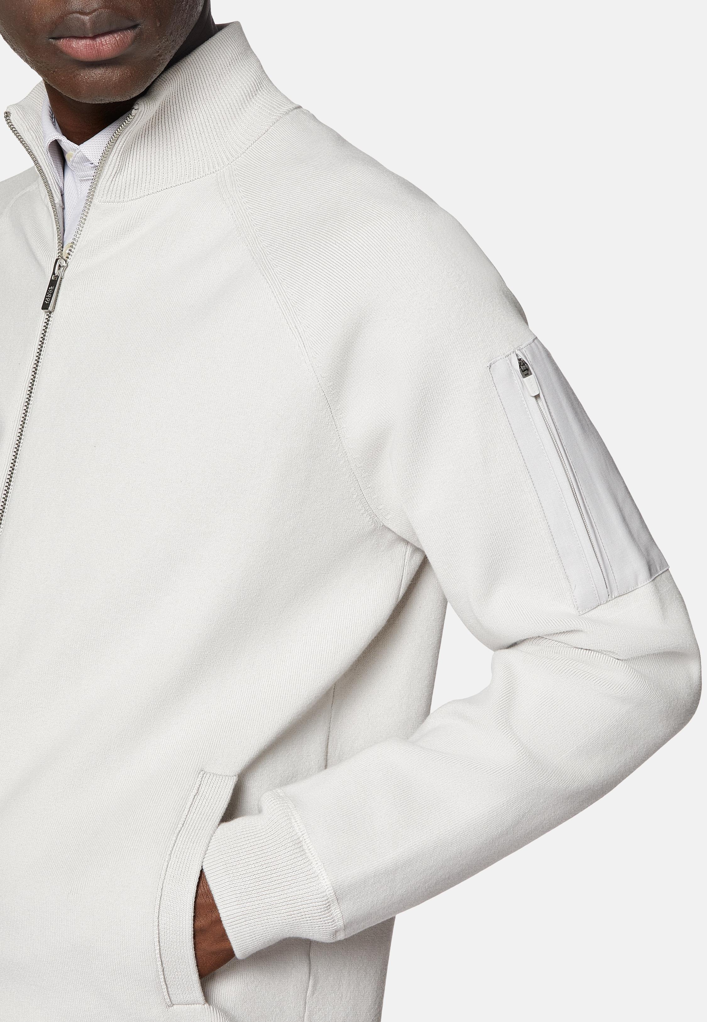 Grey Full Zip Sweatshirt, , large image number 1
