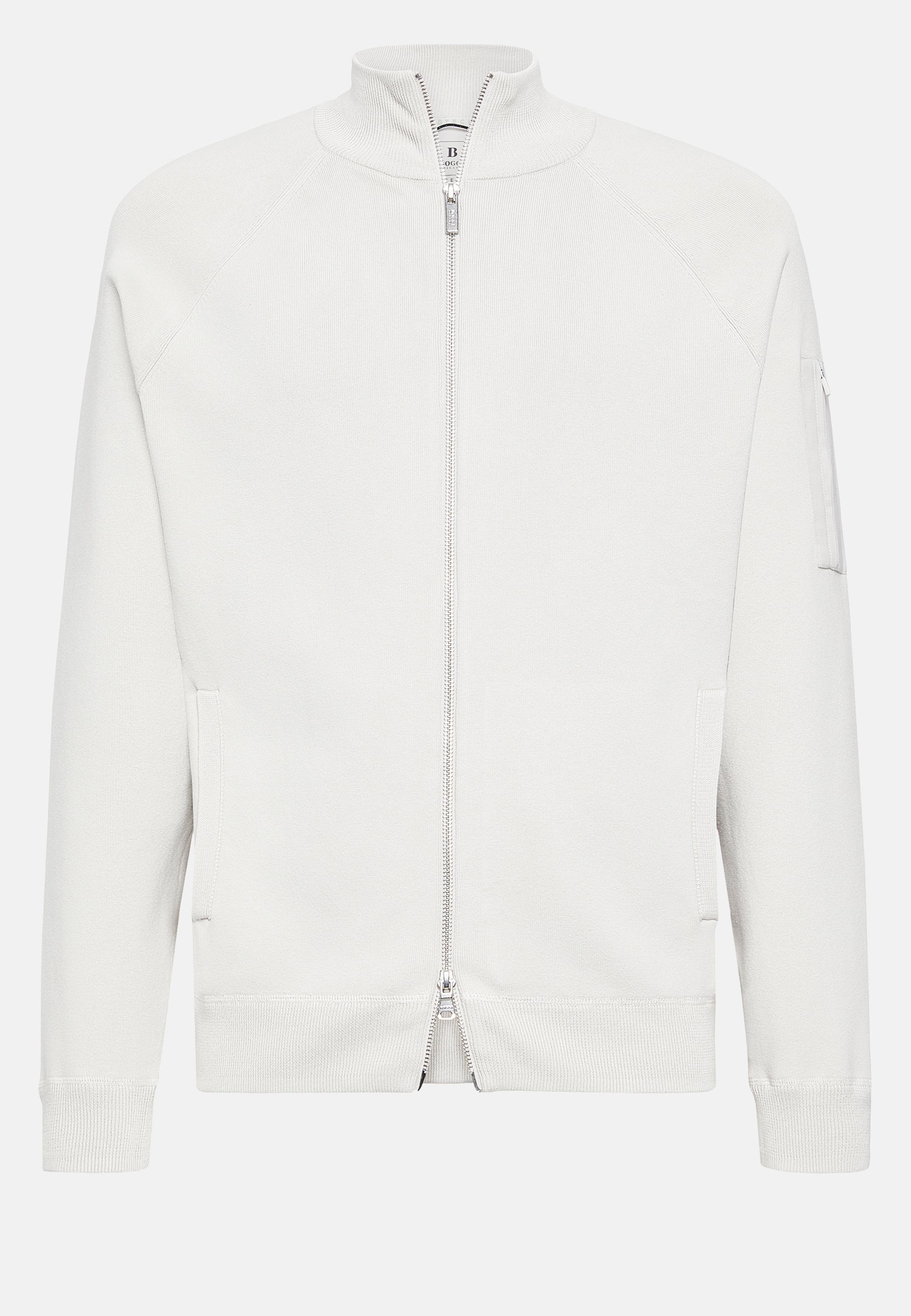 Grey Full Zip Sweatshirt, , large image number 3