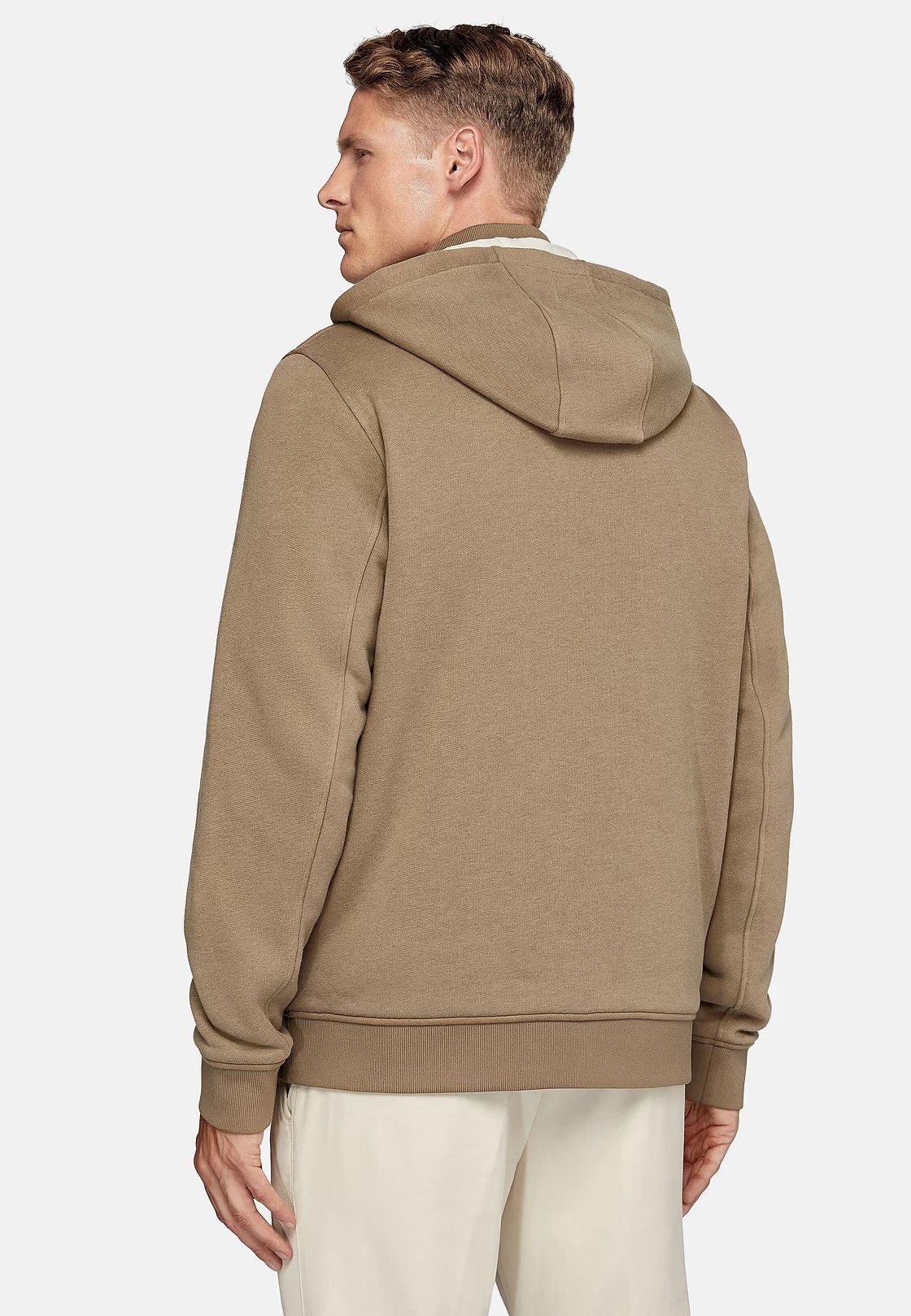 Solid Casual Sweatshirt, Beige, Beige, large image number 7