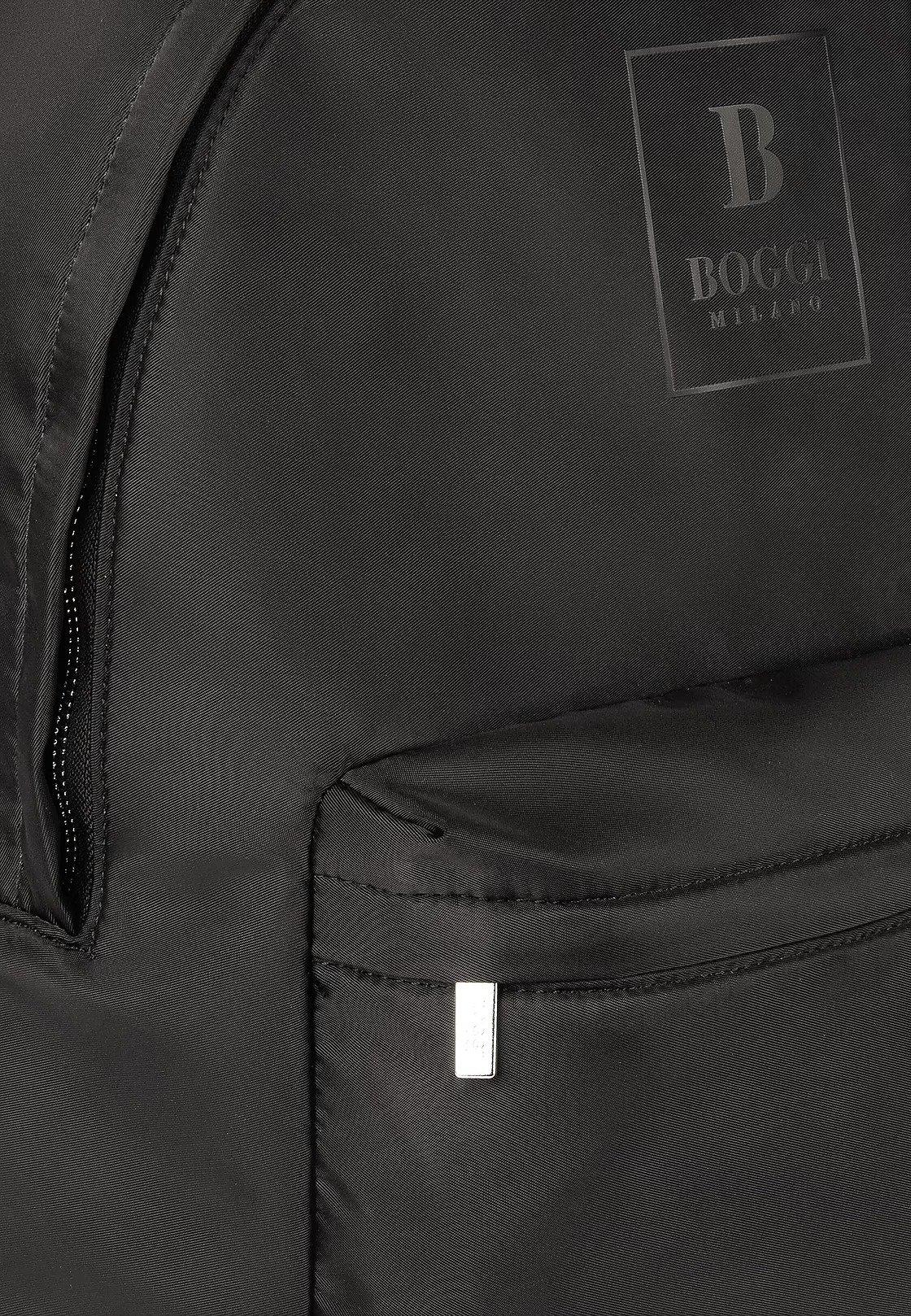 Black Embossed Backpack, 3901_BLAC, large image number 2