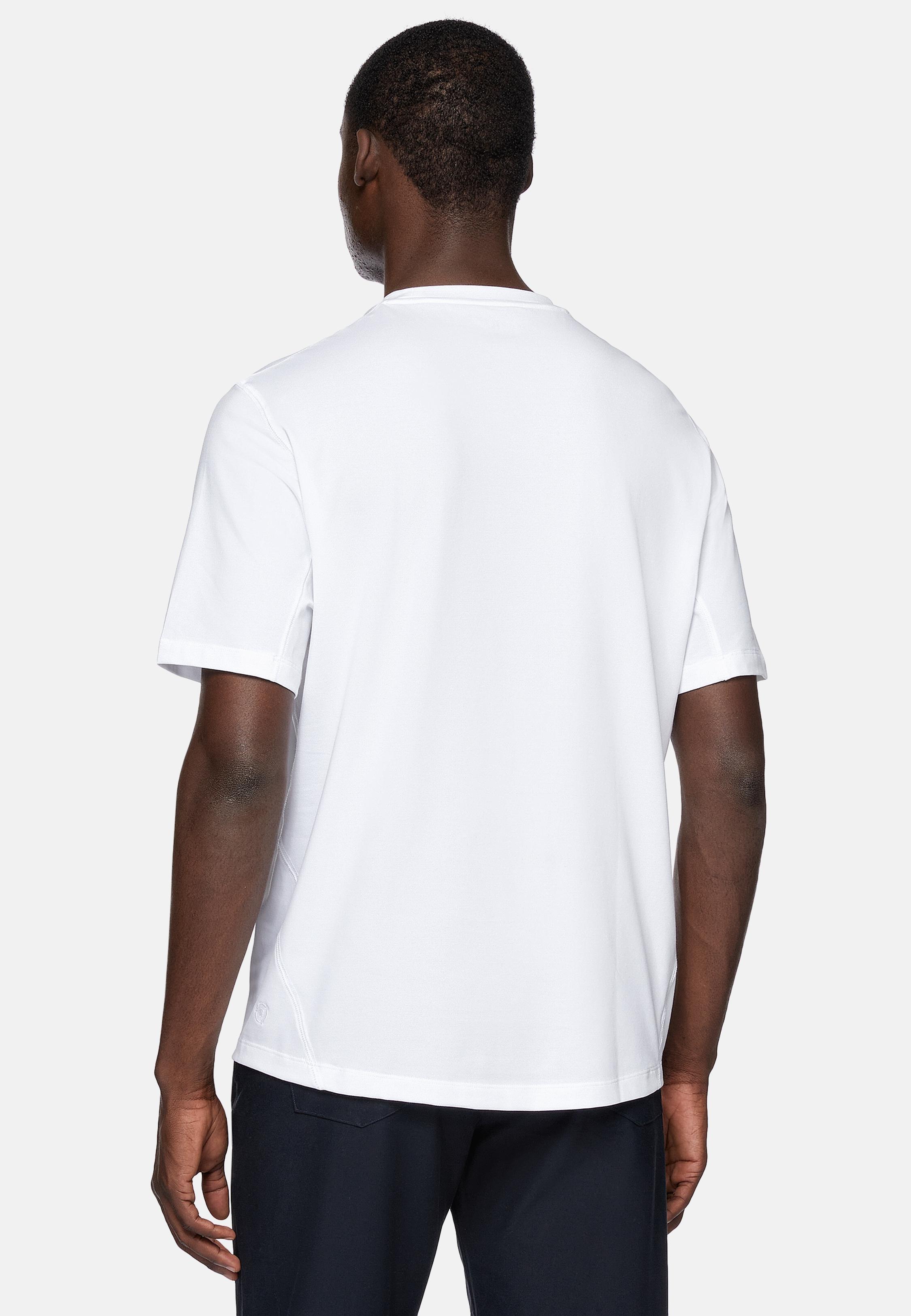 High-Performance Pique Polo T-Shirt White, White, large image number 1