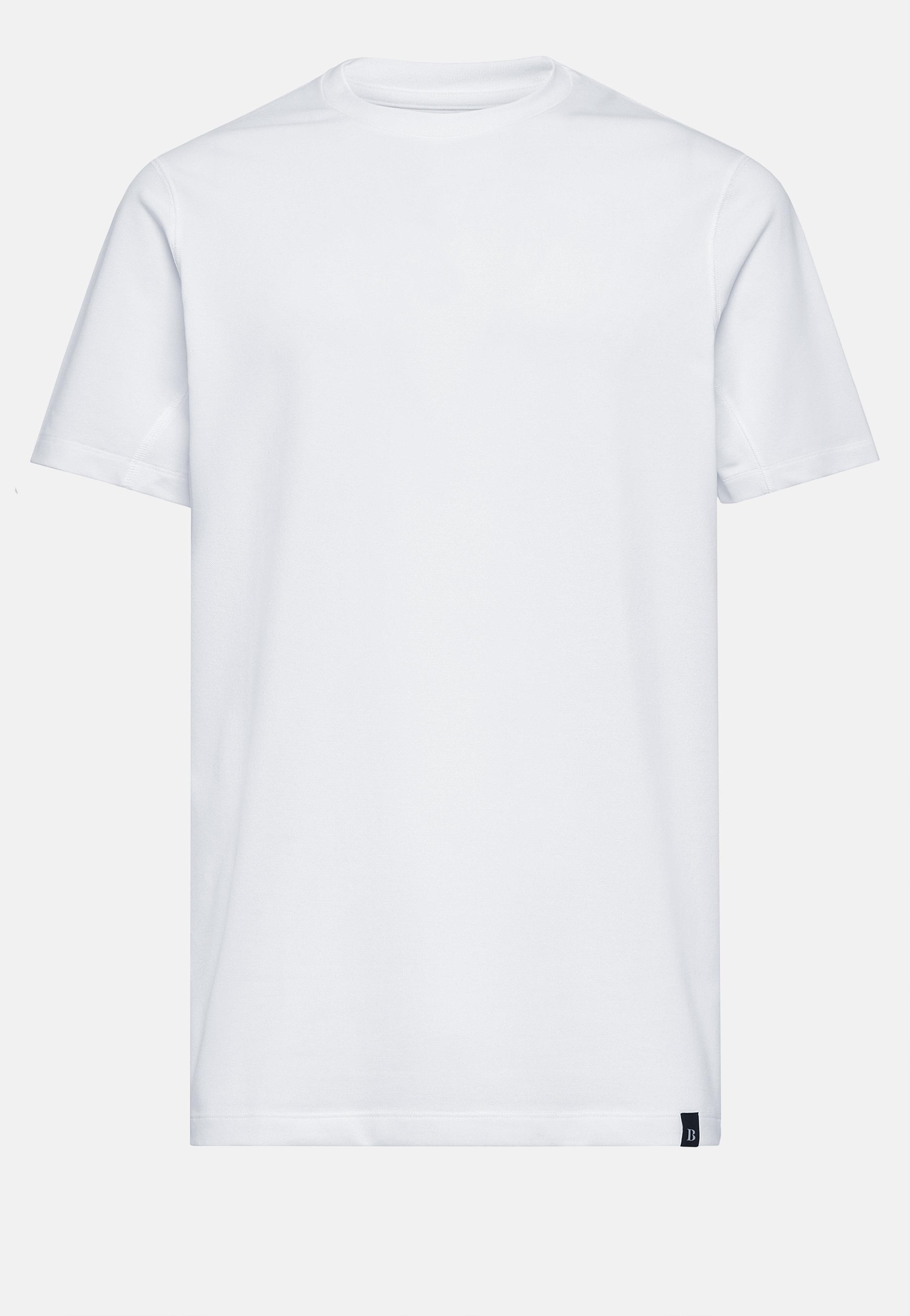High-Performance Pique Polo T-Shirt White, White, large image number 2