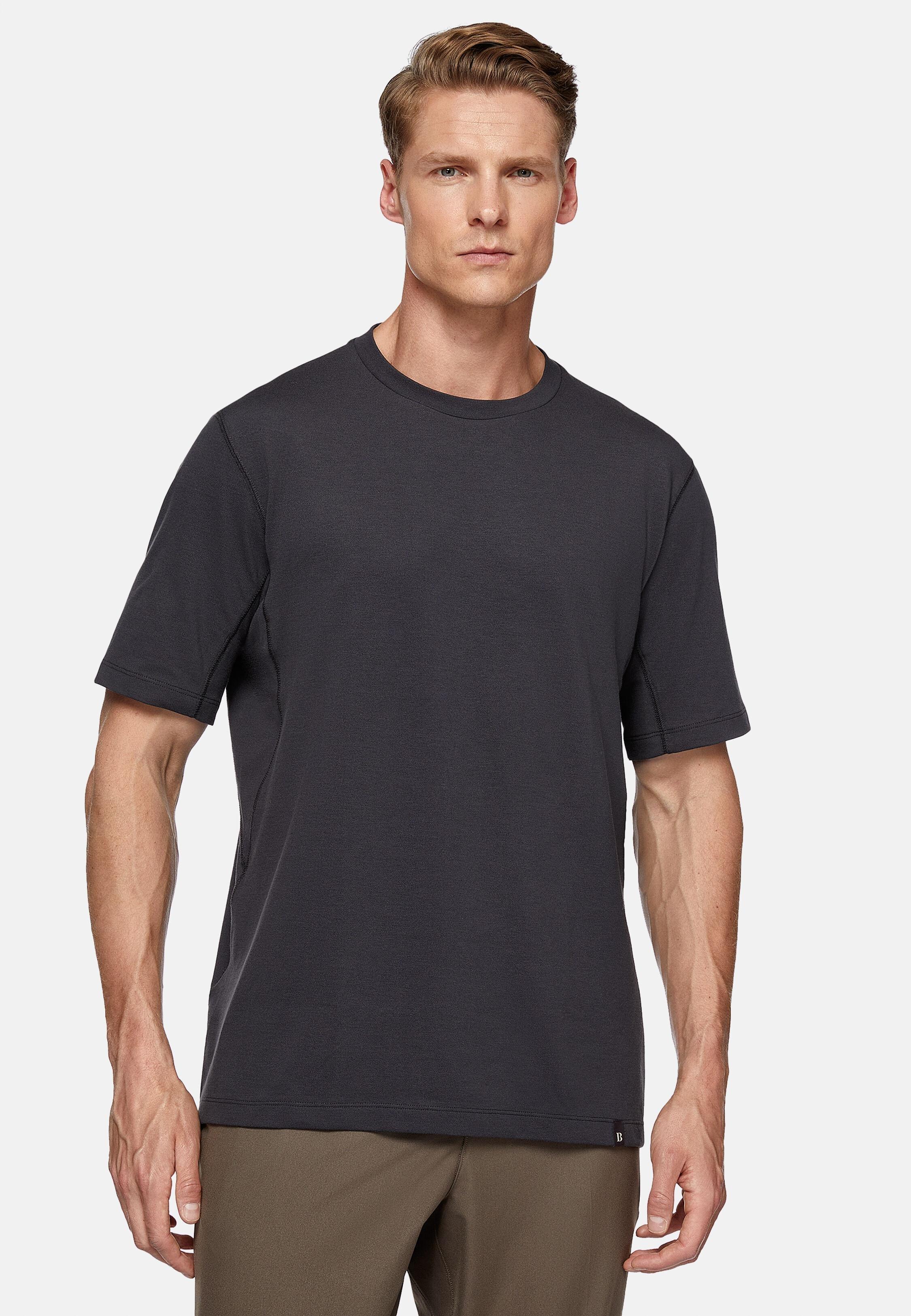 Black High-Performance Pique Polo T-Shirt, 3901_BLAC, large image number 0