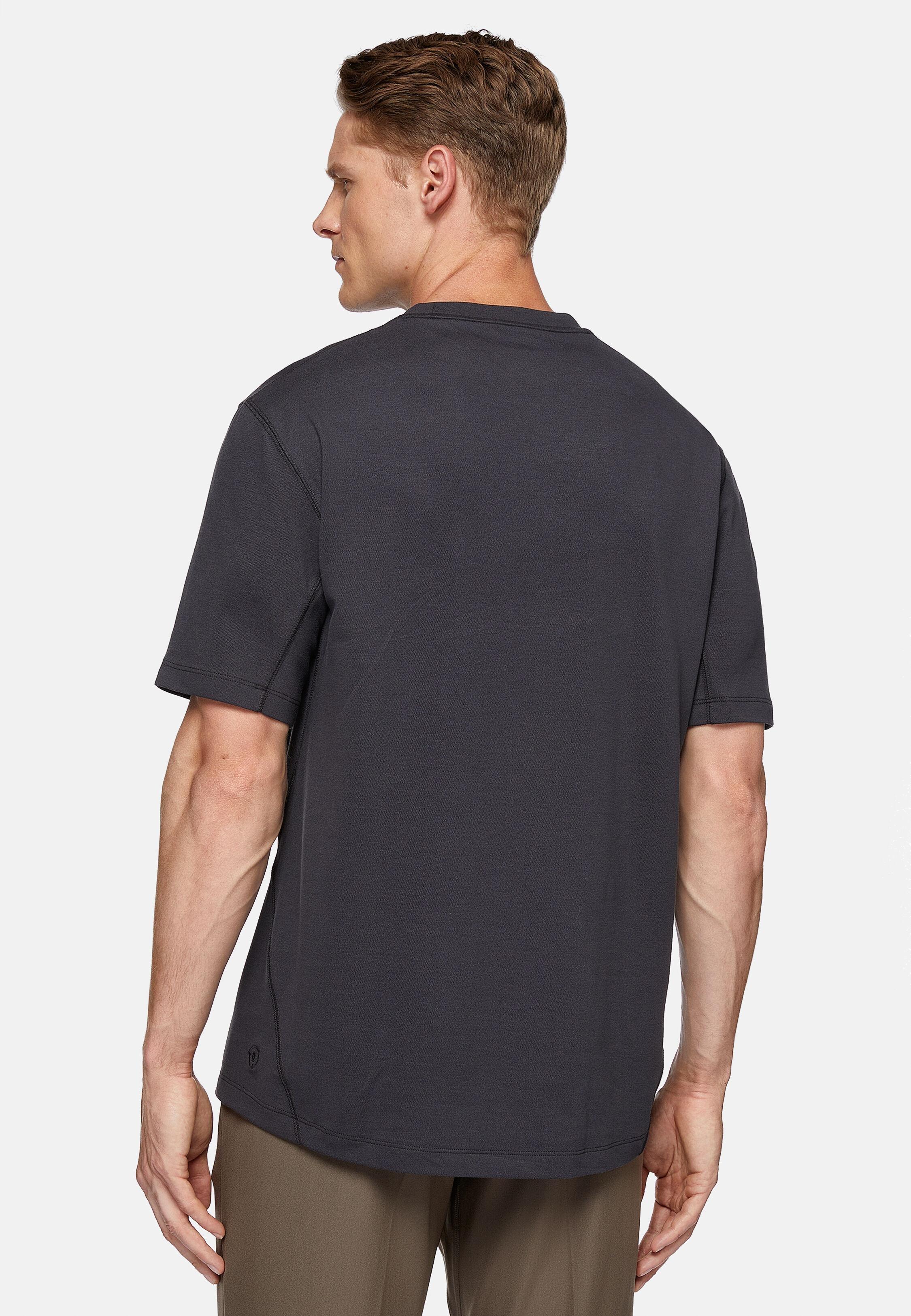 Black High-Performance Pique Polo T-Shirt, 3901_BLAC, large image number 1