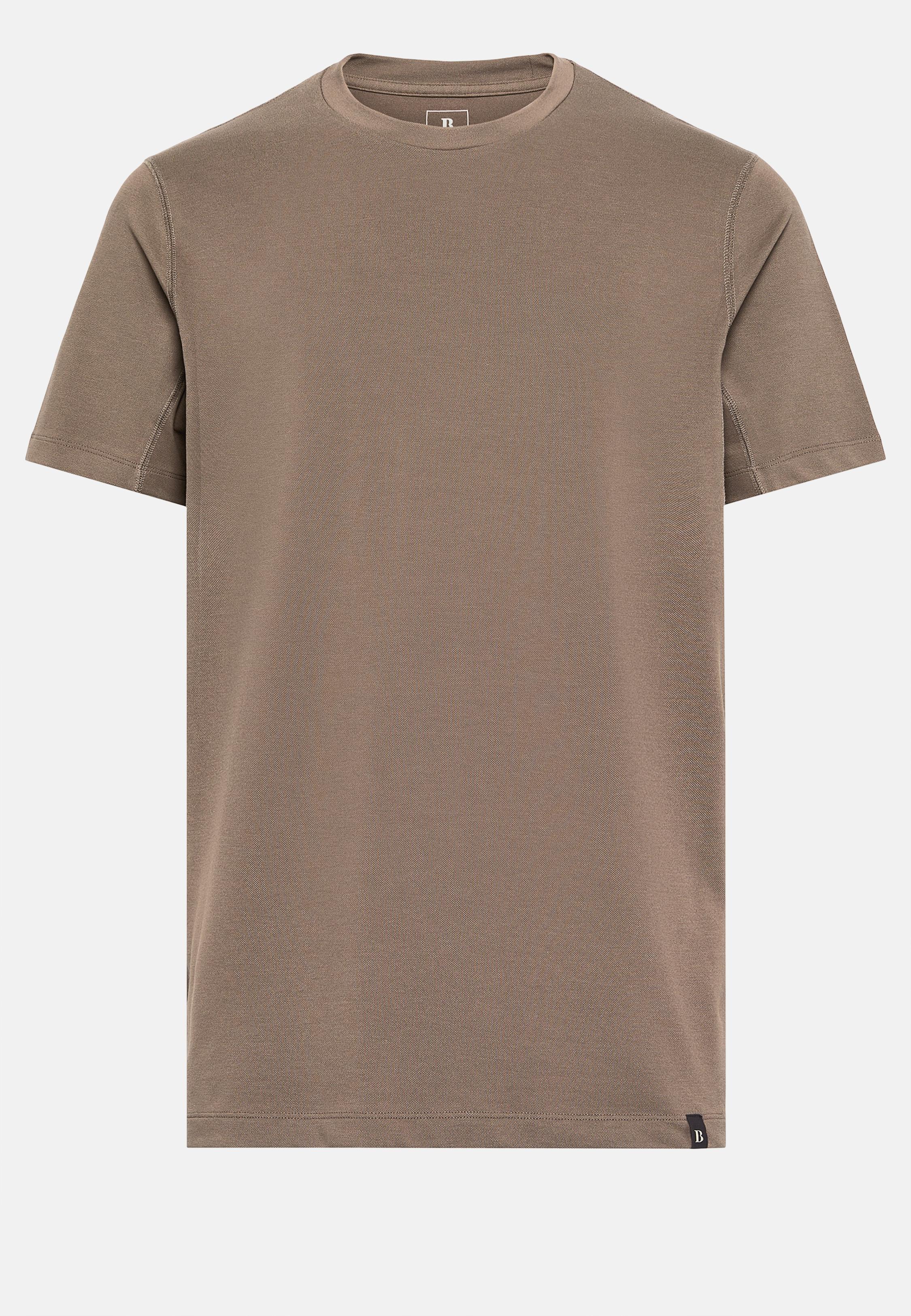 Brown High-Performance Pique Polo T-Shirt, Brown, large image number 2