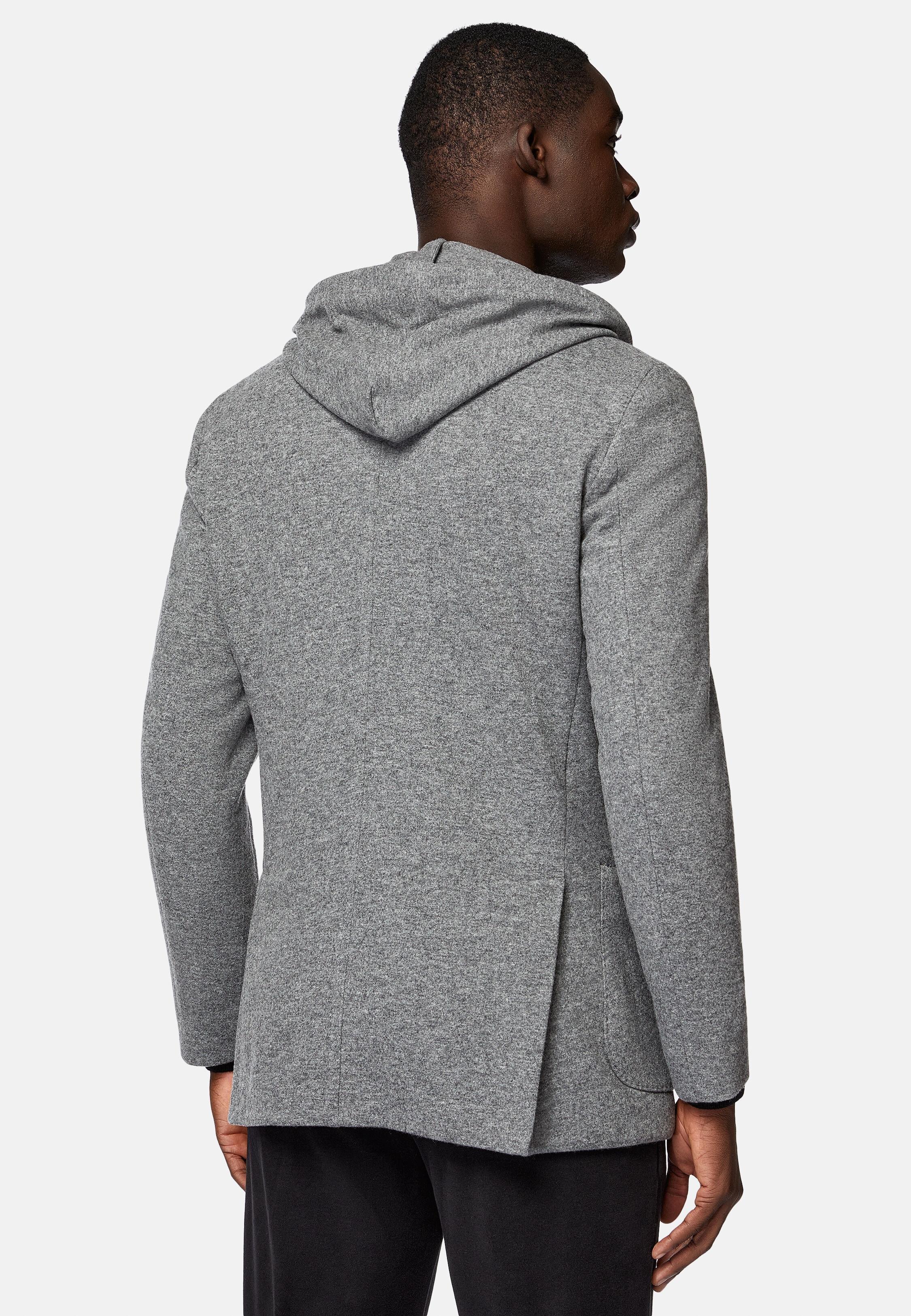 Grey Plain Casual Sweatshirt, Grey, large image number 3