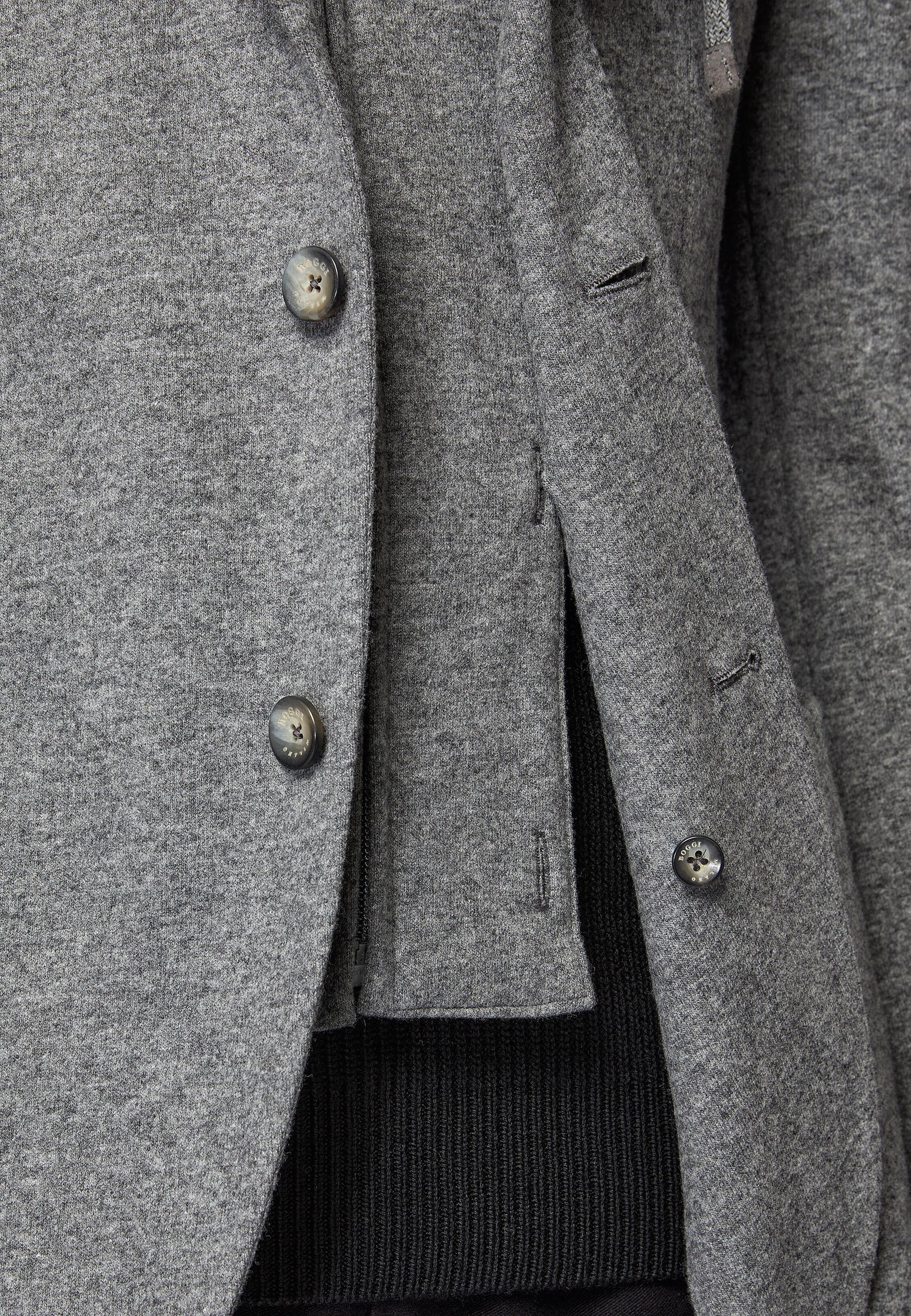 Grey Plain Casual Sweatshirt, Grey, large image number 4