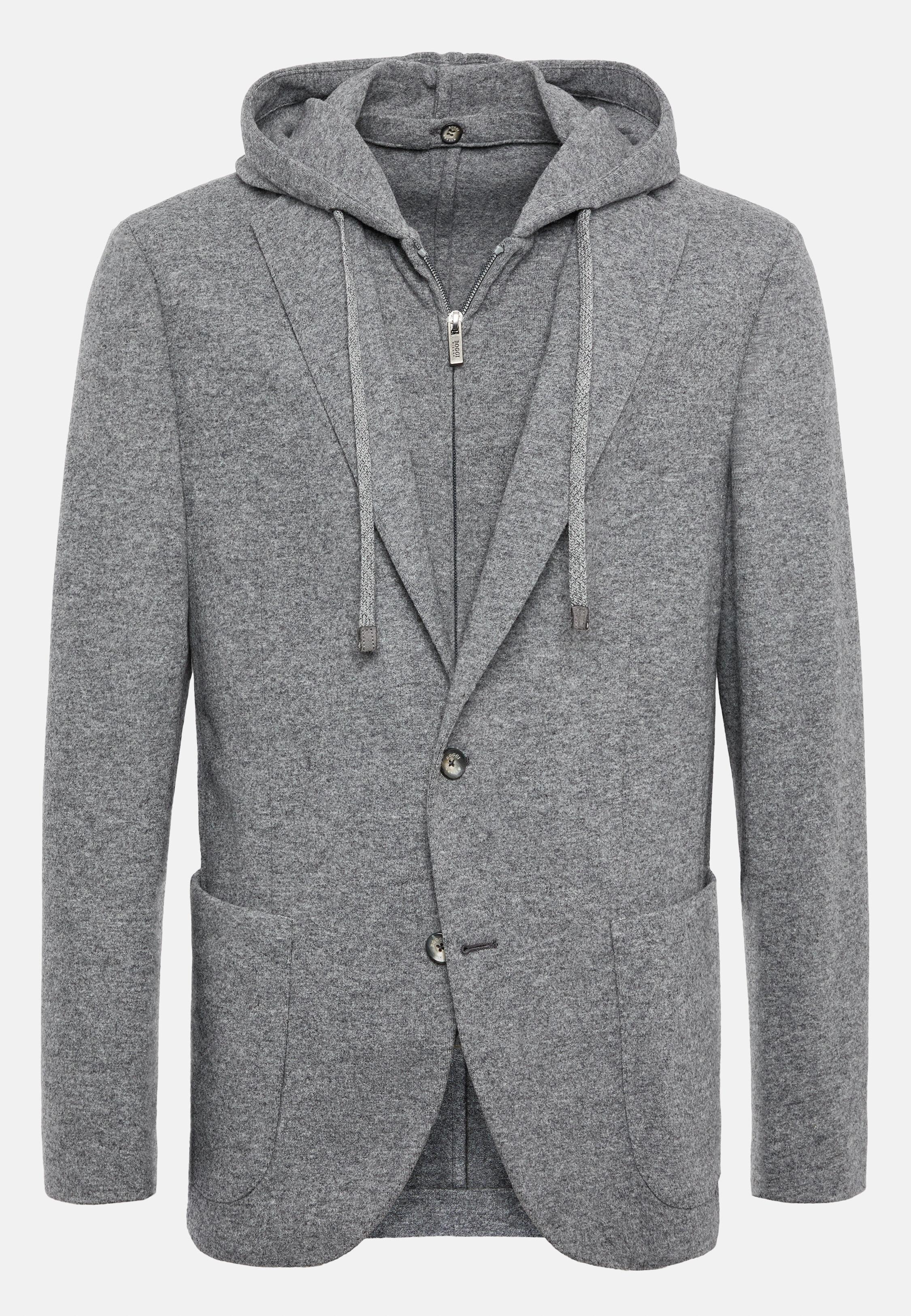 Grey Plain Casual Sweatshirt, Grey, large image number 7