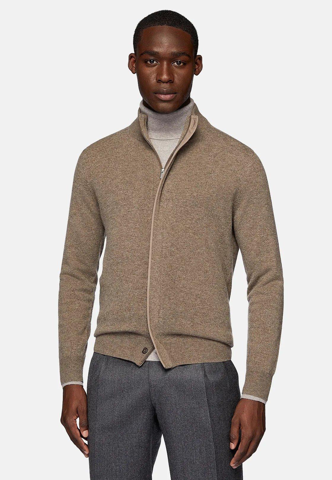 Brown Solid Long Jumper, Brown, large image number 1