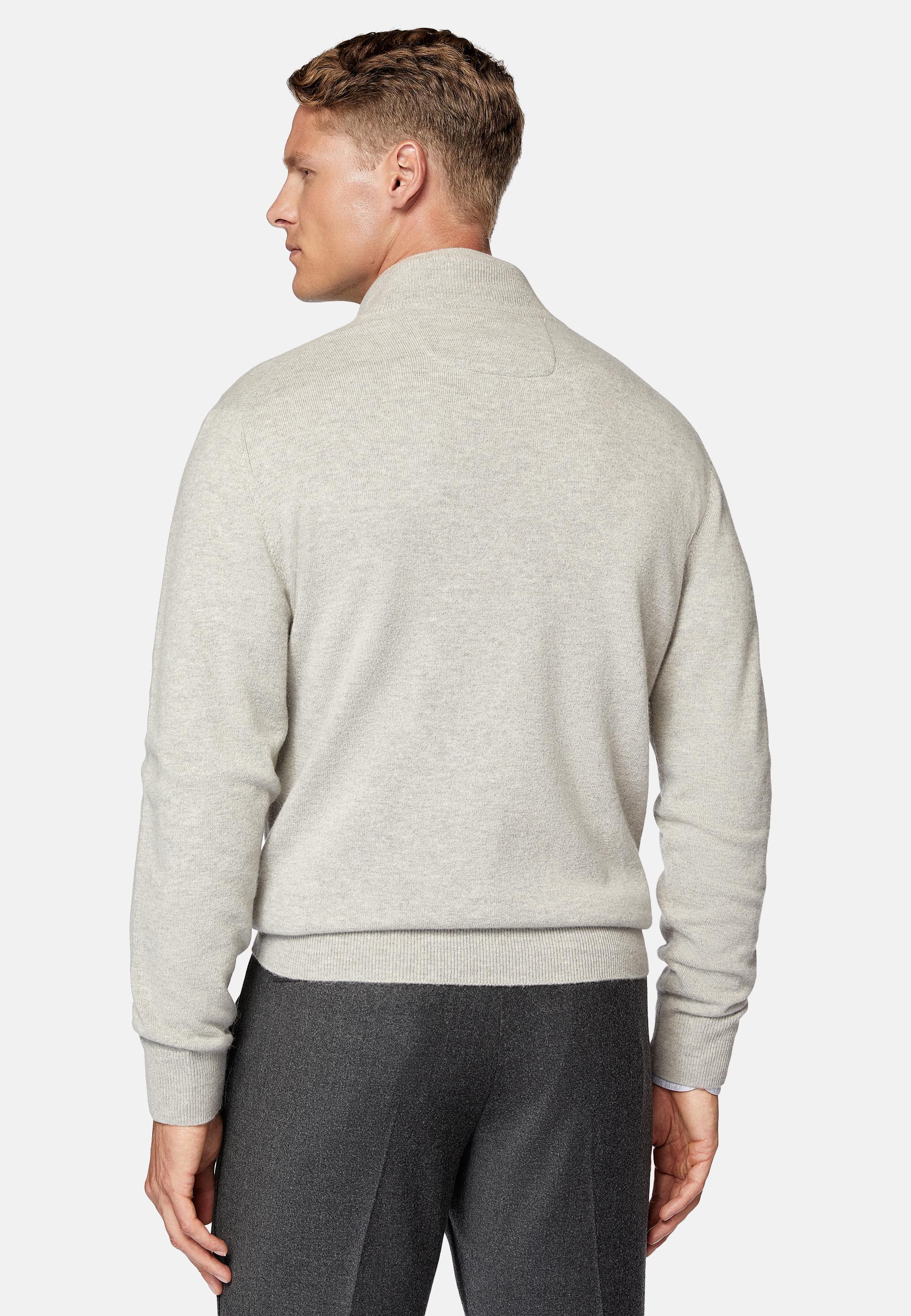 Solid Wool Jumper Beige, Sand, large image number 3