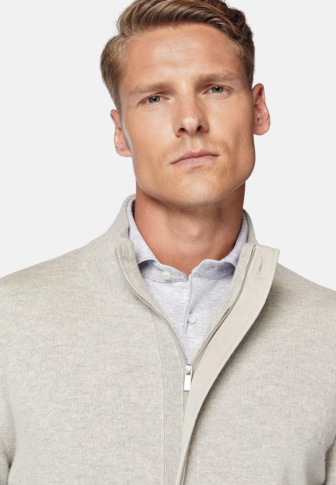 Solid Wool Jumper Beige, Sand, large image number 4