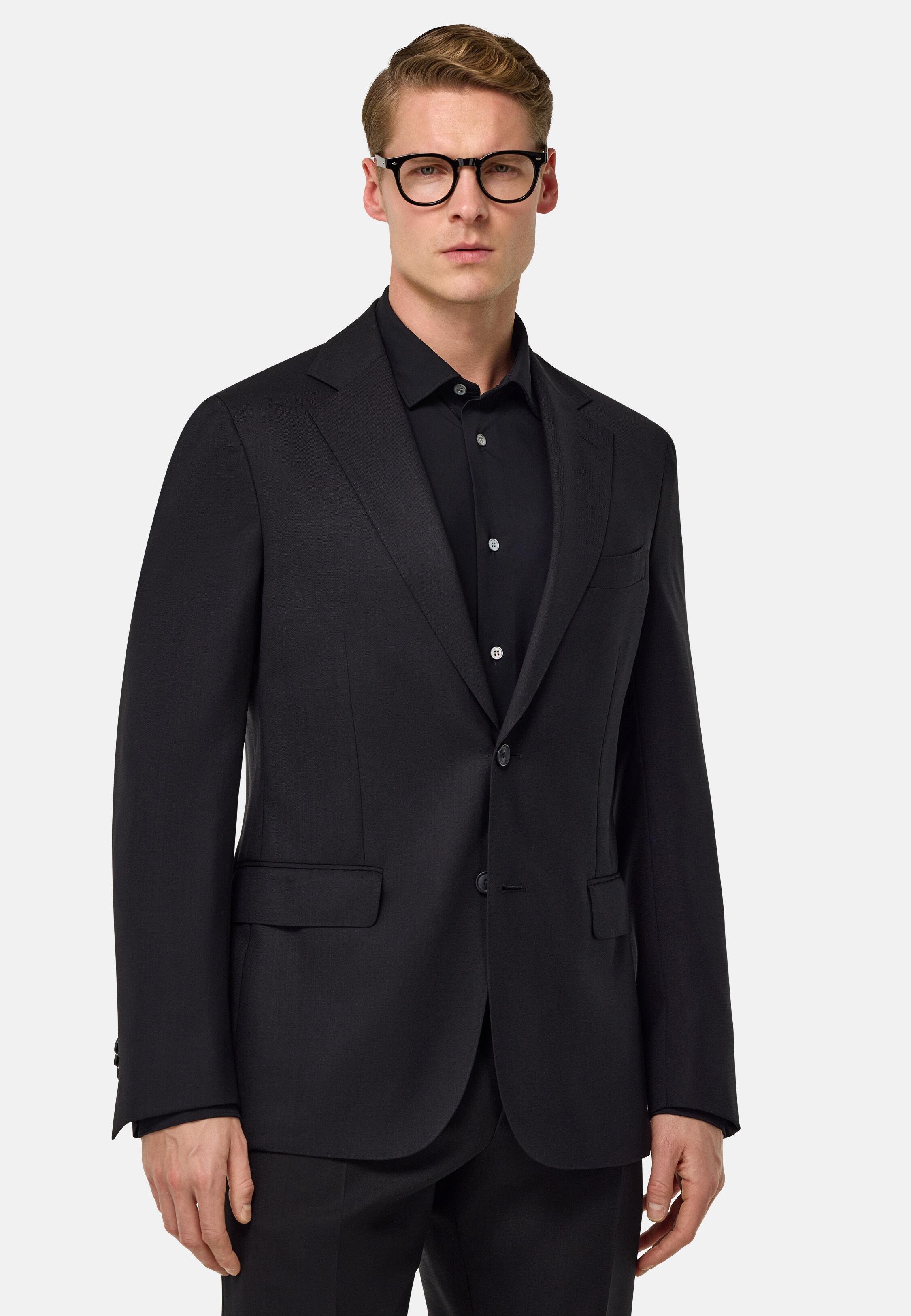 Travel Wool Jacket Black, Black, large image number 0