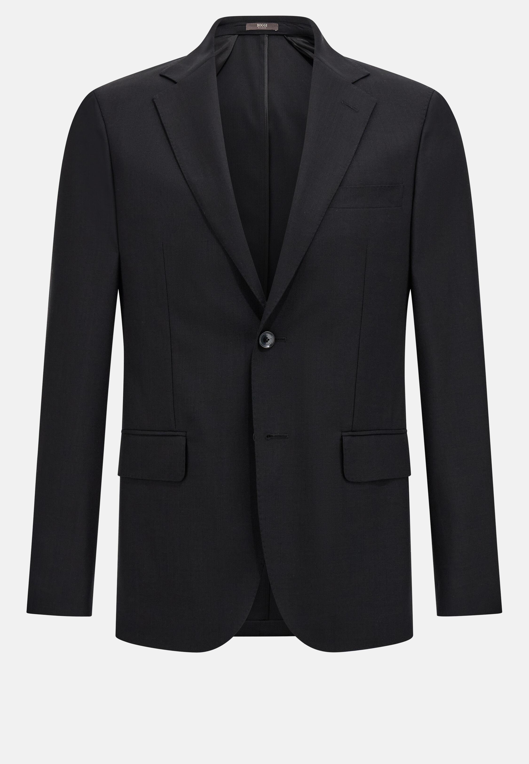 Travel Wool Jacket Black, Black, large image number 3