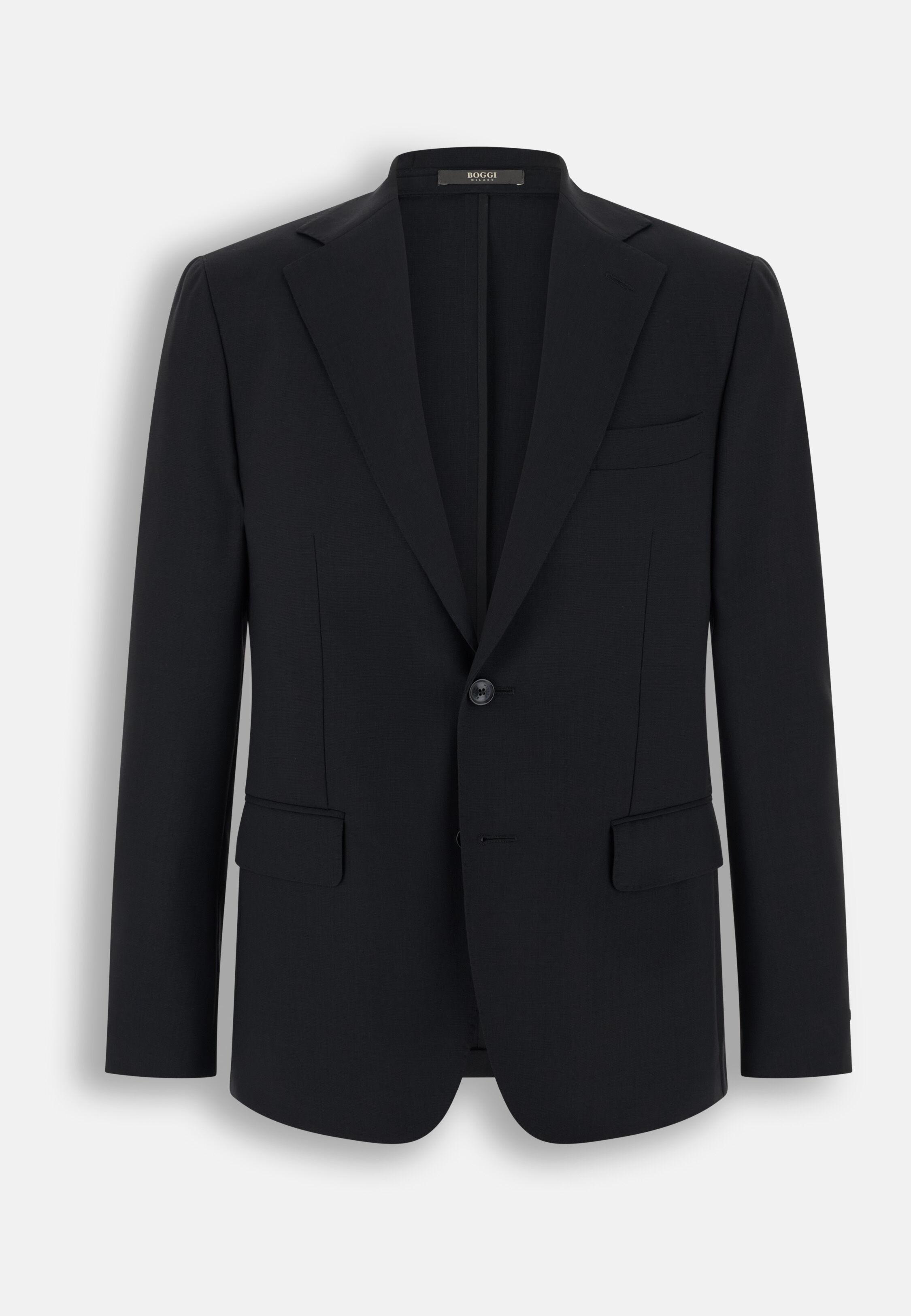 Travel Wool Jacket Black, Black, large image number 4