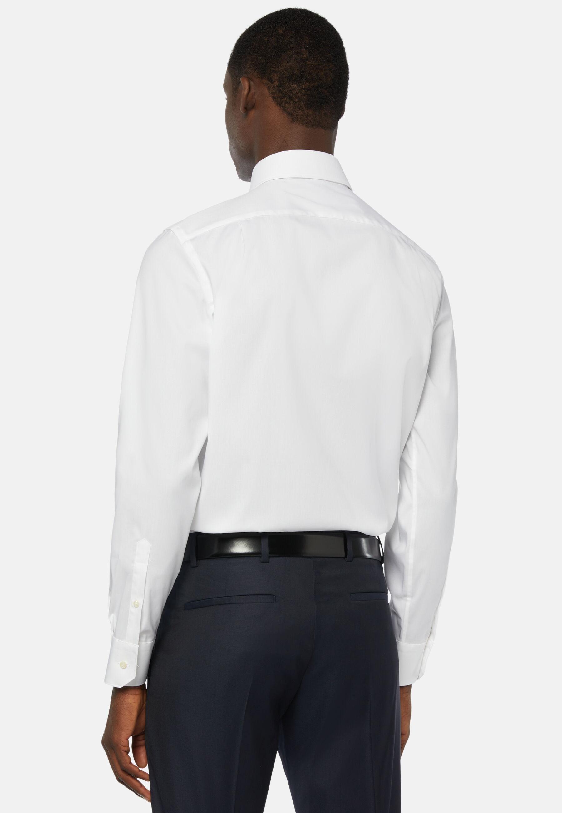 Regular Fit Pinpoint Cotton Shirt White, White, large image number 1