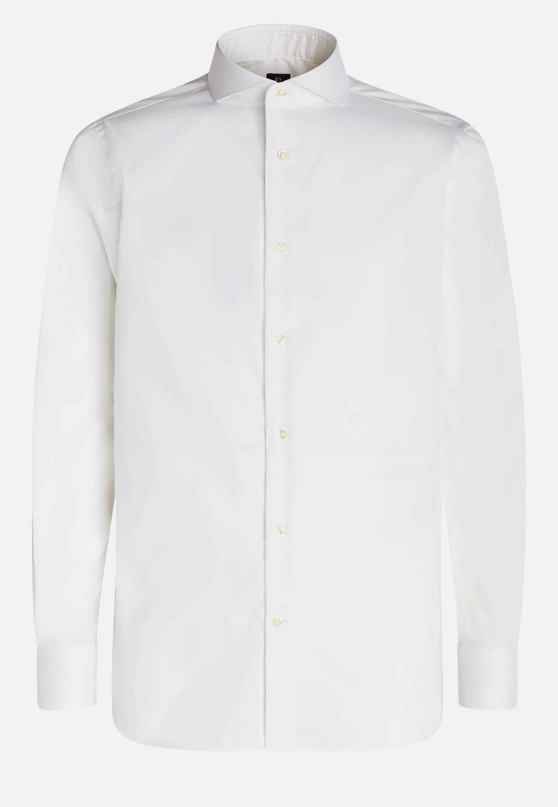 Regular Fit Pinpoint Cotton Shirt White, White, large image number 4