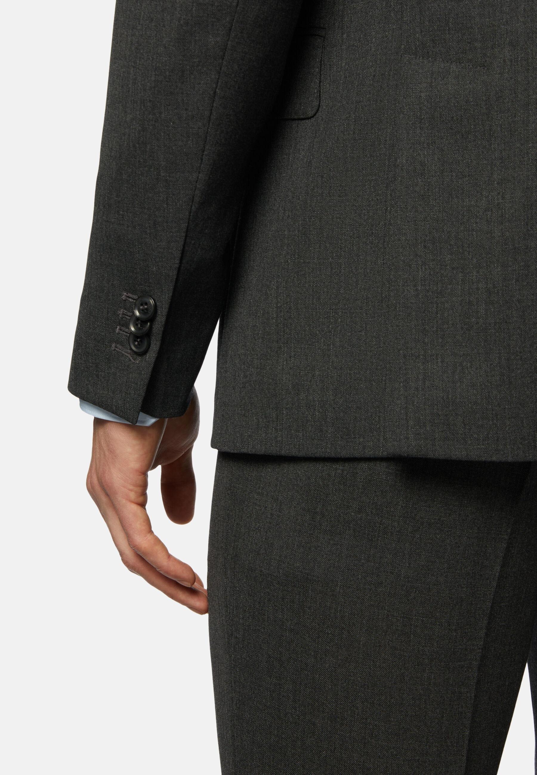 GREY Jacket In Pure Wool Travel, 3901_GREY, medium